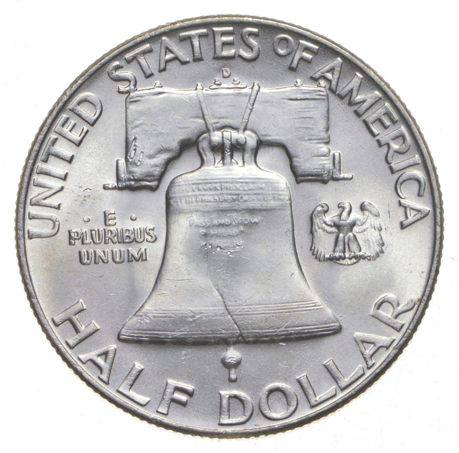 Choice Unc 1954 D Franklin Half Dollar Gem BU From Original Roll