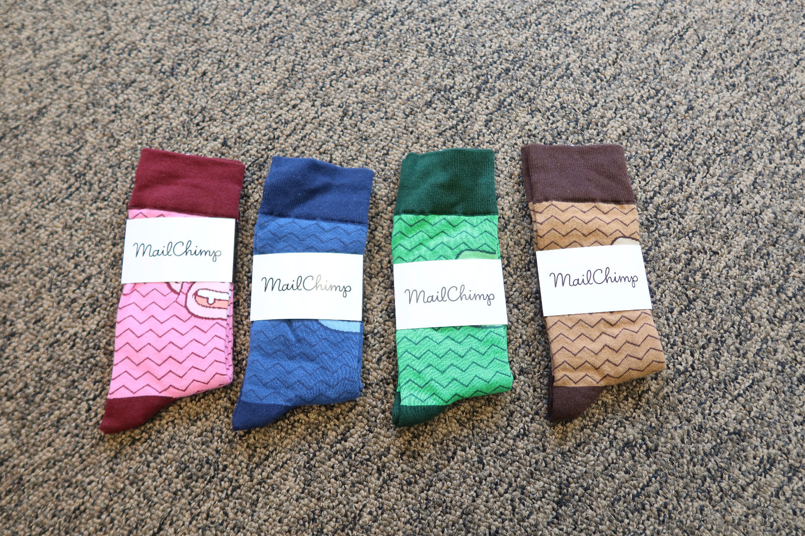 4-count Mailchimp Unisex Socks - Brand New