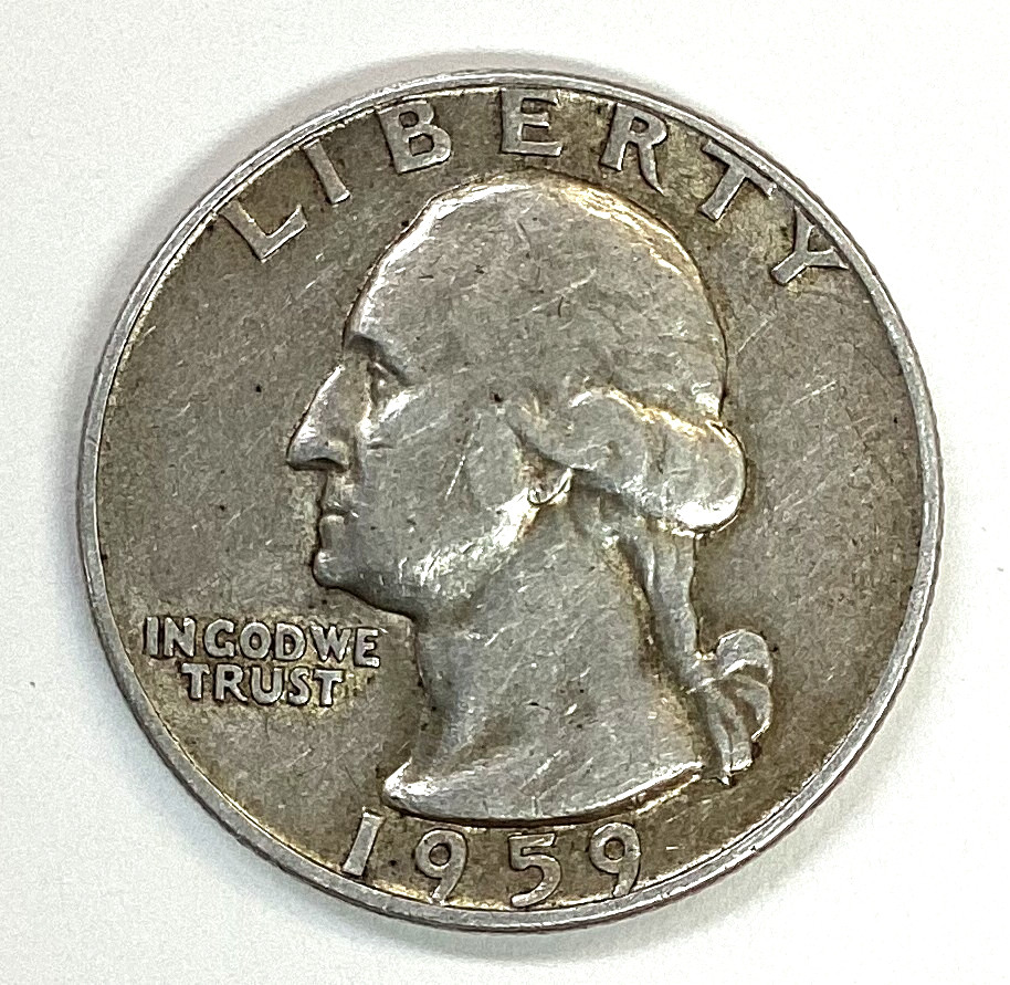 1959-D Washington Silver Quarter
