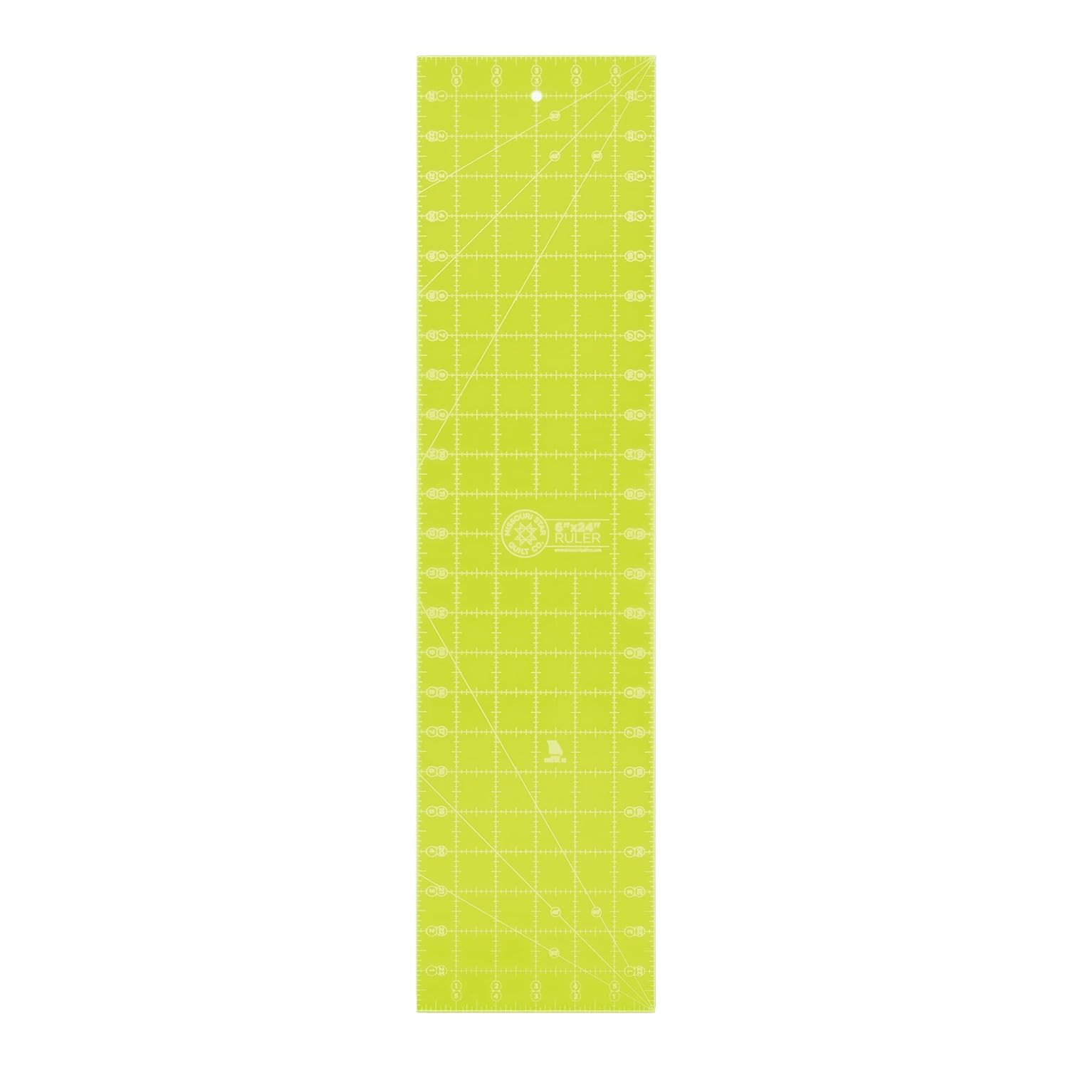 Acrylic Quilting Ruler, 6” X 24” | Long Ruler for Sewing, Measuring and Cutting