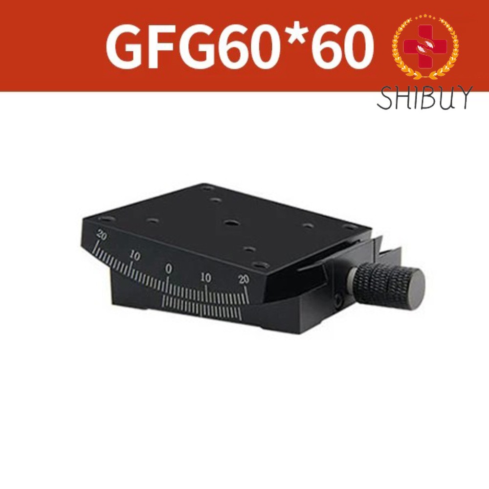 X-Axis Angle Tilt Stage GFG60×60 Adjustment Sliding Table for Leveling Alignment