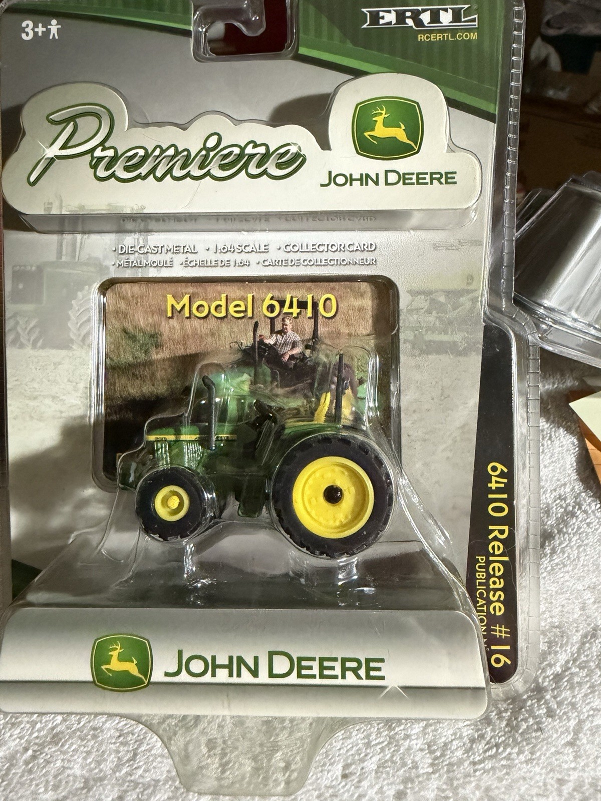 Ertl 1/64 Diecast Metal John Deere Premiere Model 6410 Tractor 2006 #16
