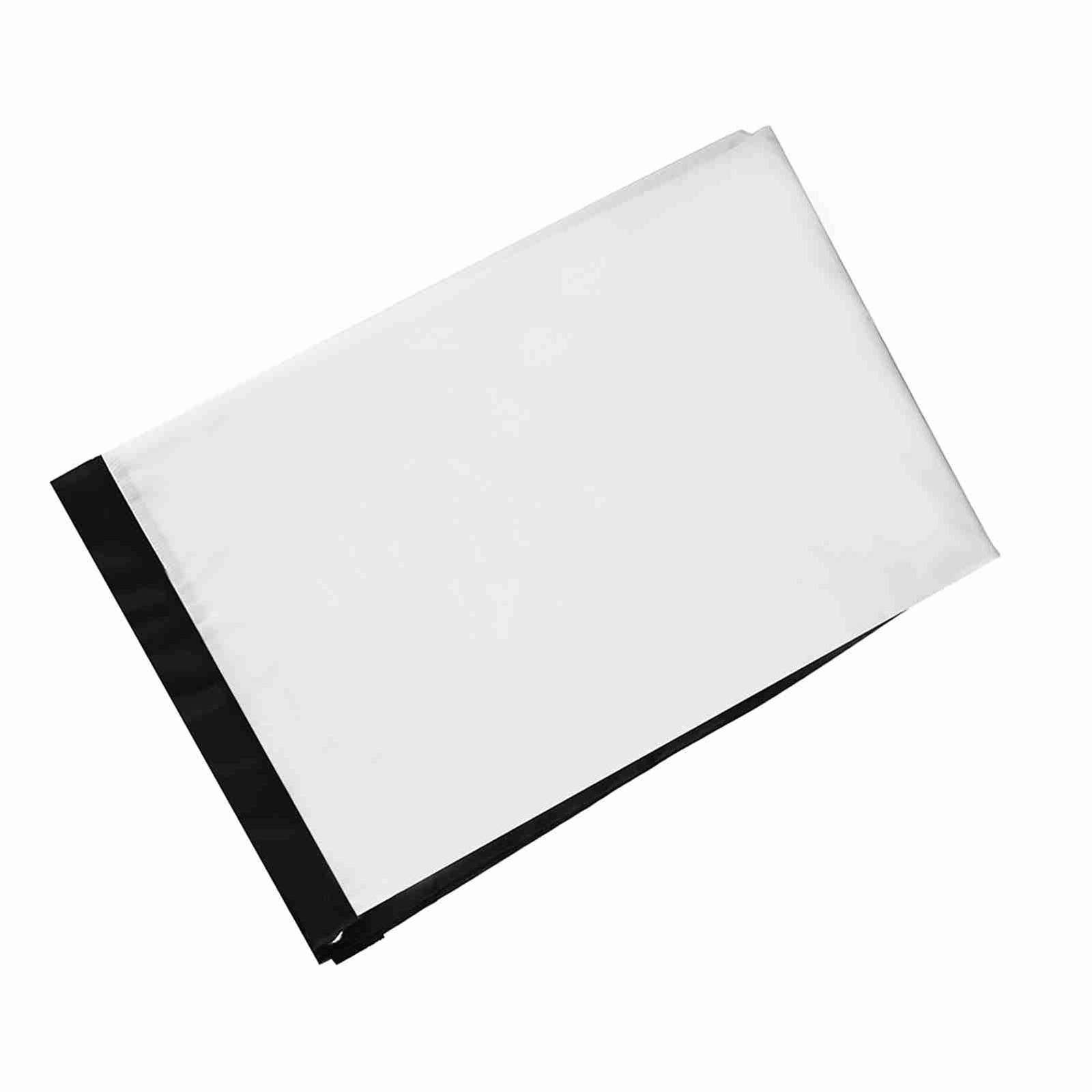 1pc Portable Foldable Noncrease White Projector Curtain Projection Screen 4:3