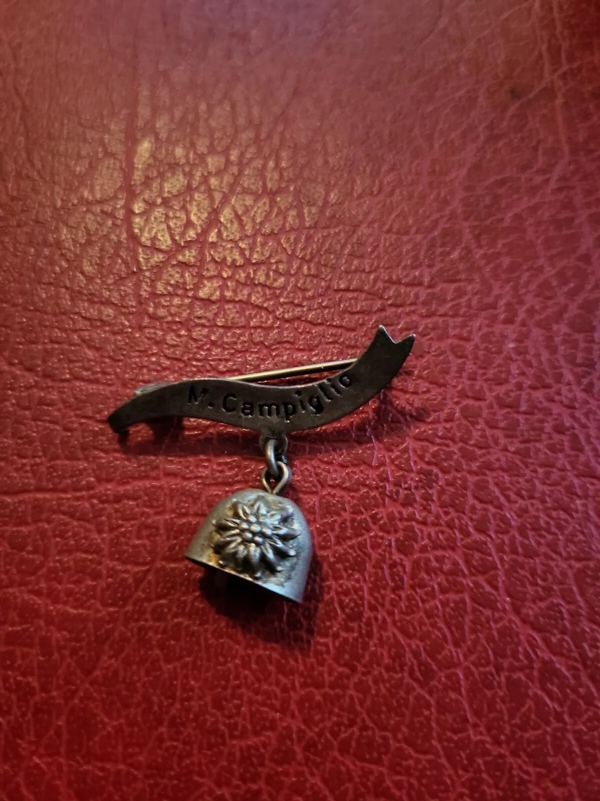 Pin Hatpin Hiking Pin Brooch M.Campiglio
