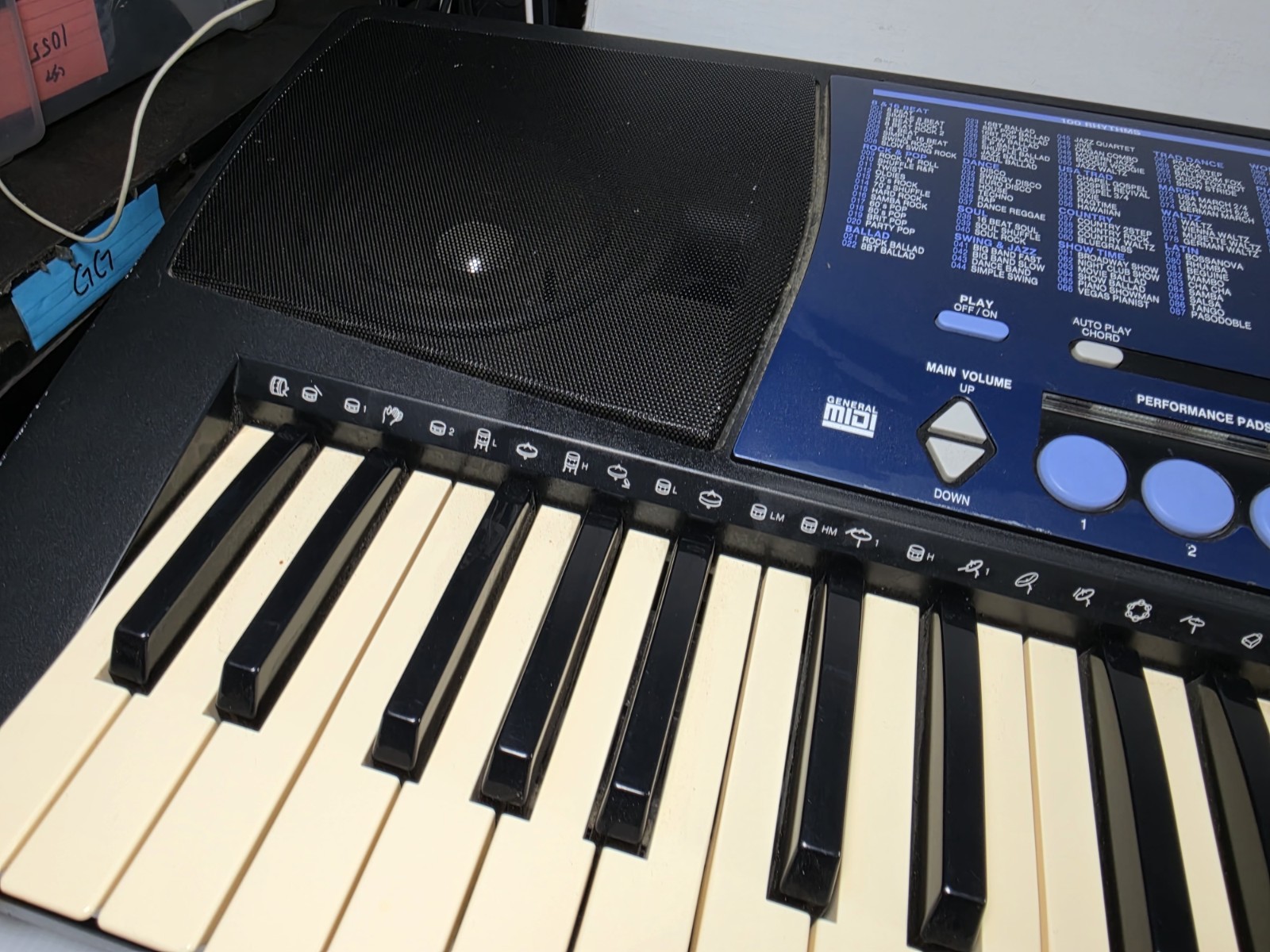 Panasonic SX-KC200 Vintage Electronic Keyboard 61 Key Tested Working
