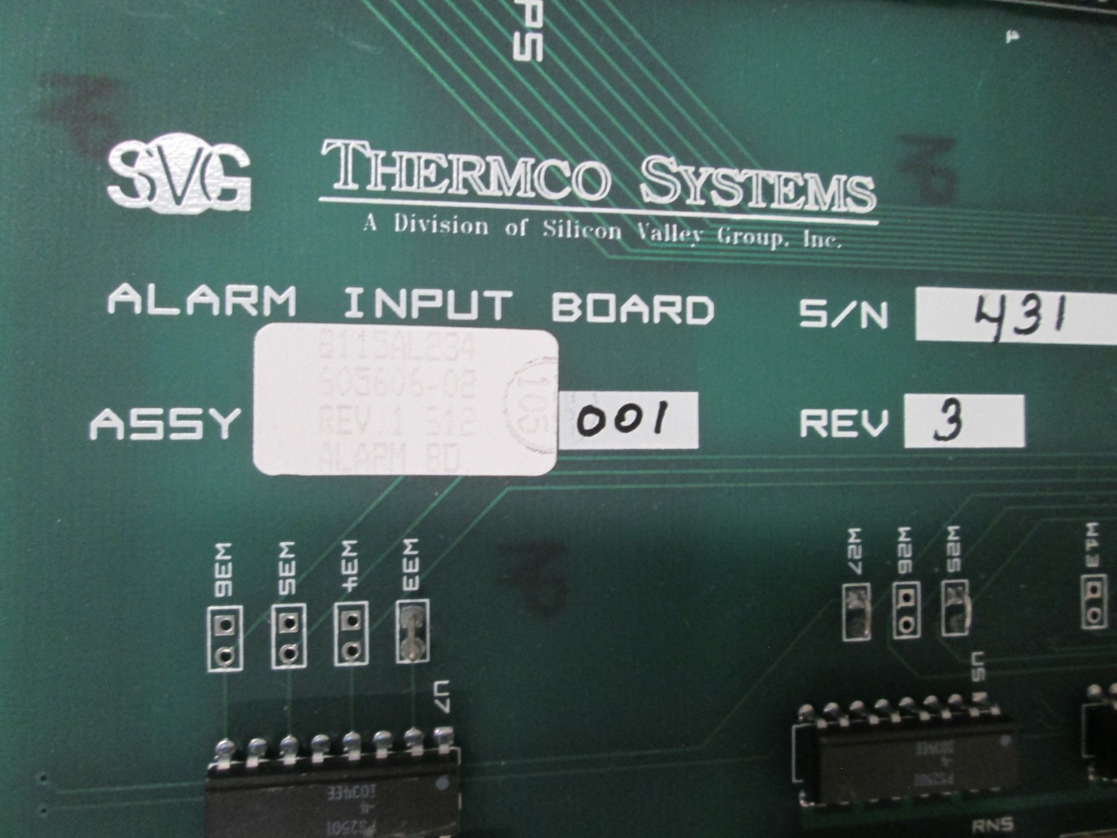 SPT Micro, 605606-02, Alarm Input, PCB Assy, New