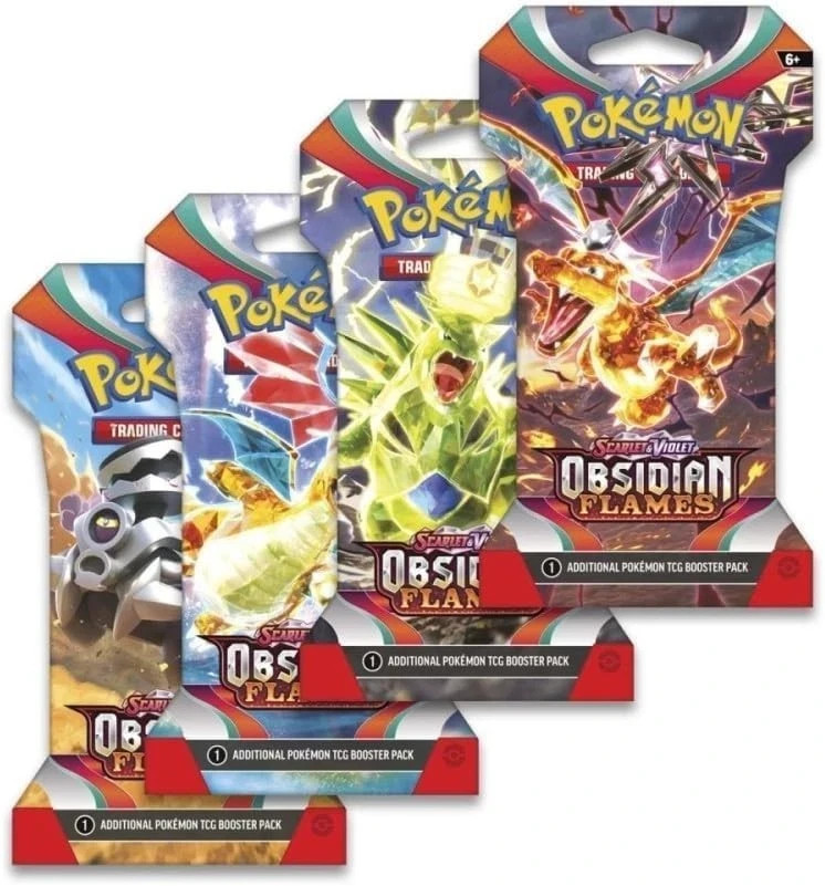 Pokemon Obsidian Flames Sleeved Booster Pack (Random Pack Art)