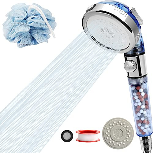 Jetting Shower Head, Modern Style, 3 Mode Shower Sprayer, High Pressure,