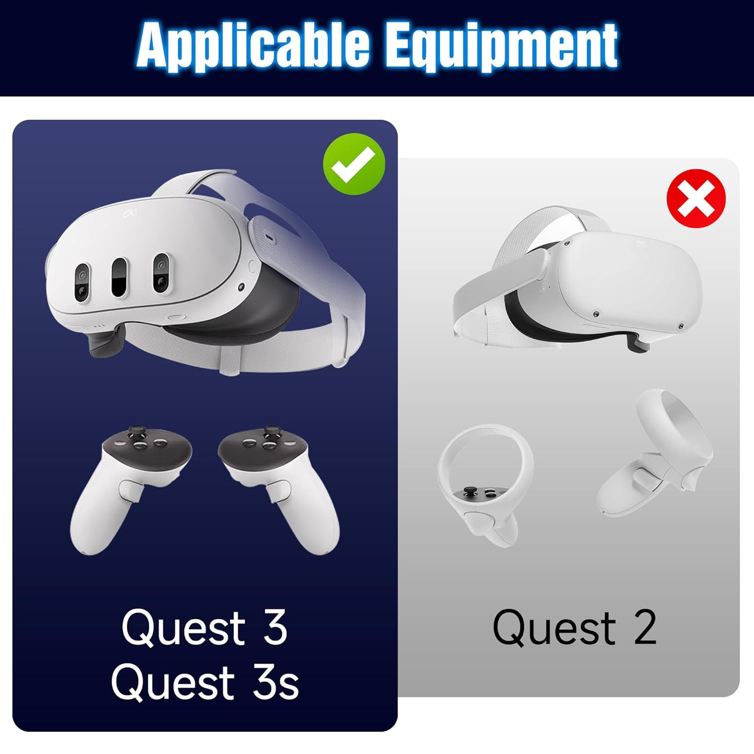 Adjustable Wrist Straps Compatible with Meta Quest 3/3S - Durable