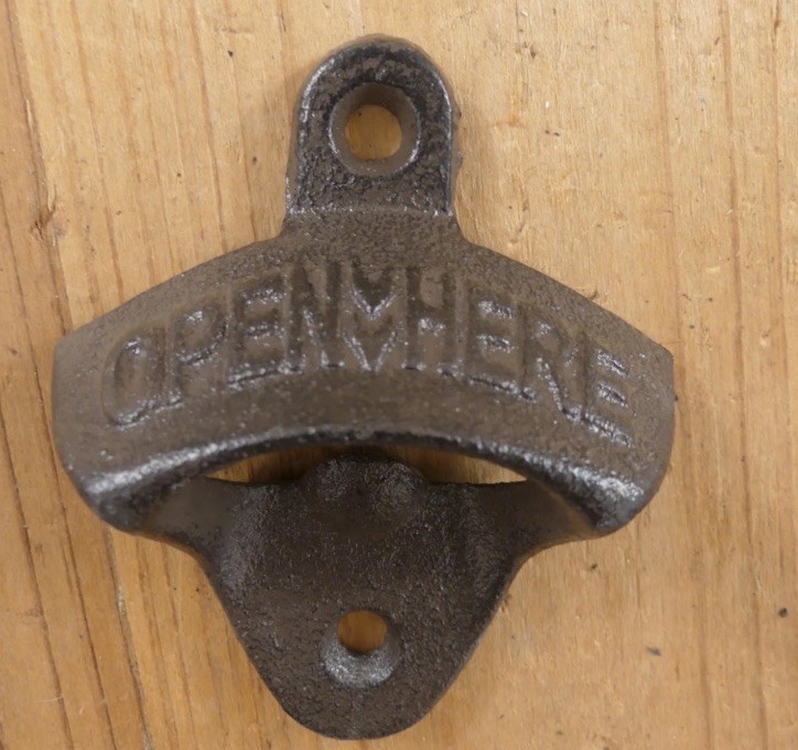 17 Cast Iron Open Here Wall Mounted Bottle Openers Rustic Beer Pop Bar Kitchen