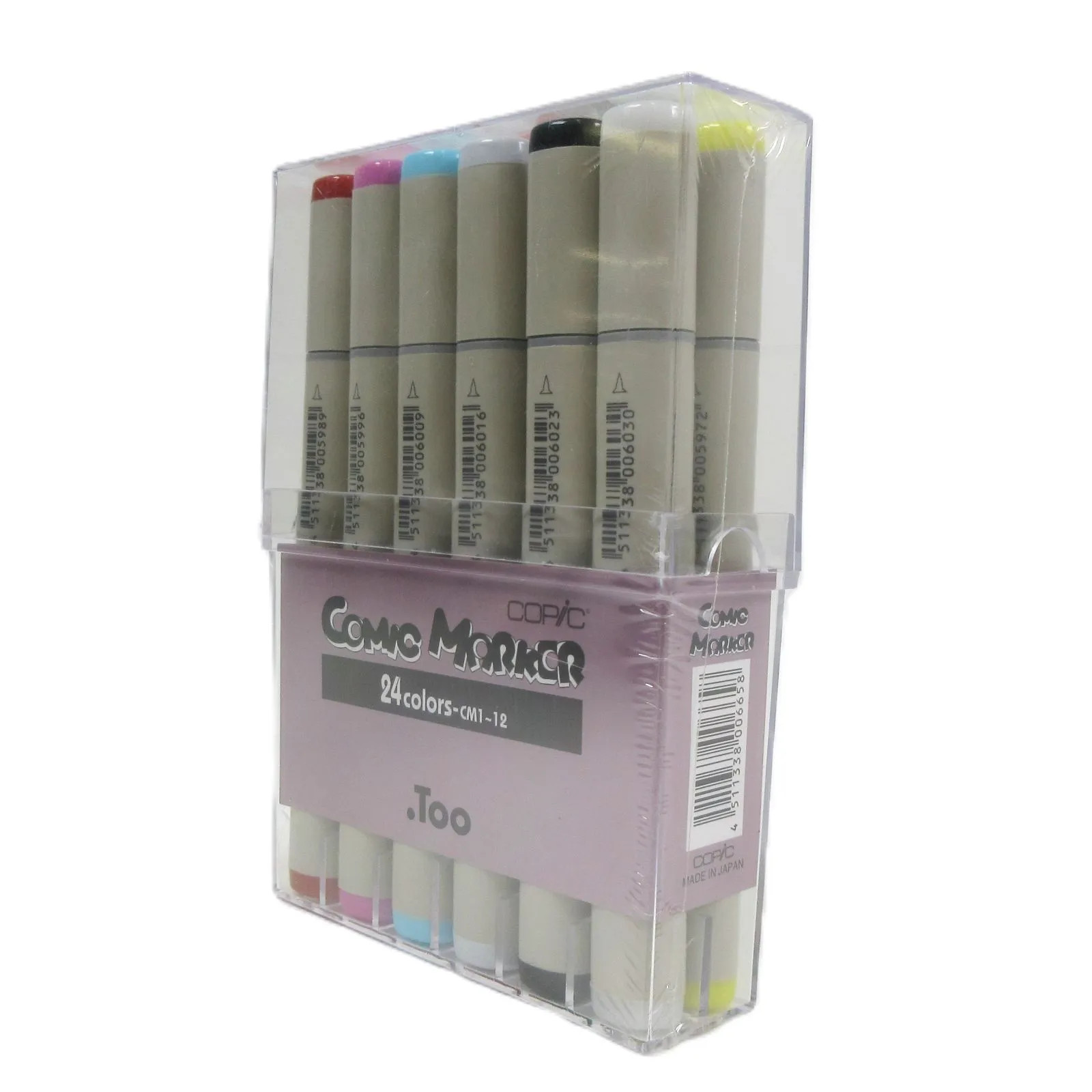 [New and Unopened] Too COPIC COMIC MORKER Copic Comic Markers, 12 Colors (CM1-CM