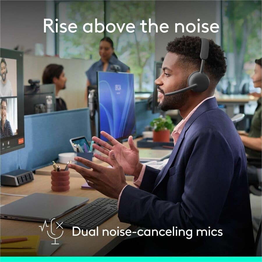 Logitech Zone Wireless Headset Hybrid ANC Graphite 981001511