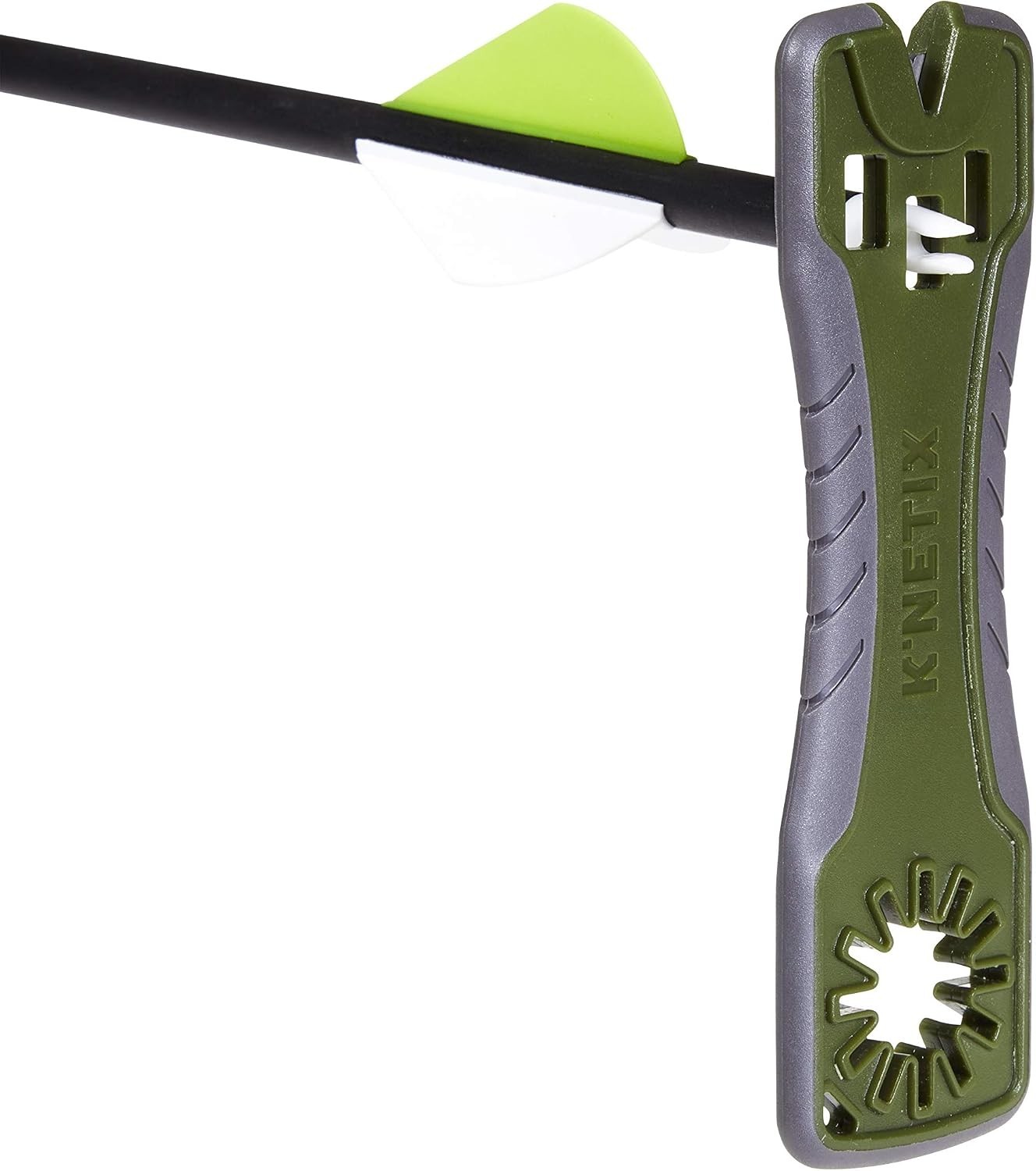 K’Netix MV² Broadhead Wrench & Sharpener, Gray & Olive