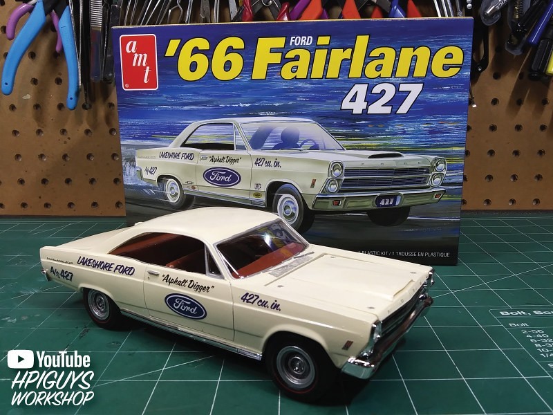 AMT1263 PLASTIC MODEL KIT 1966 FORD FAIRLANE 427 - 1/25 SCALE NEW IN SEALED BOX