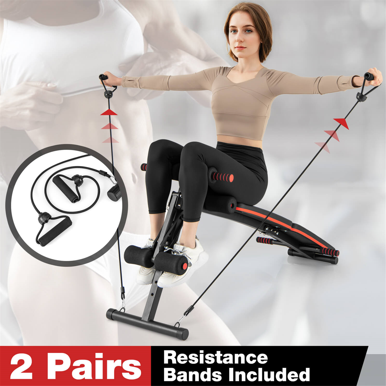7 in 1 Sit up Bench 7 in 1 Sit up Bench Multi-Layer Structure Cushion Foldable