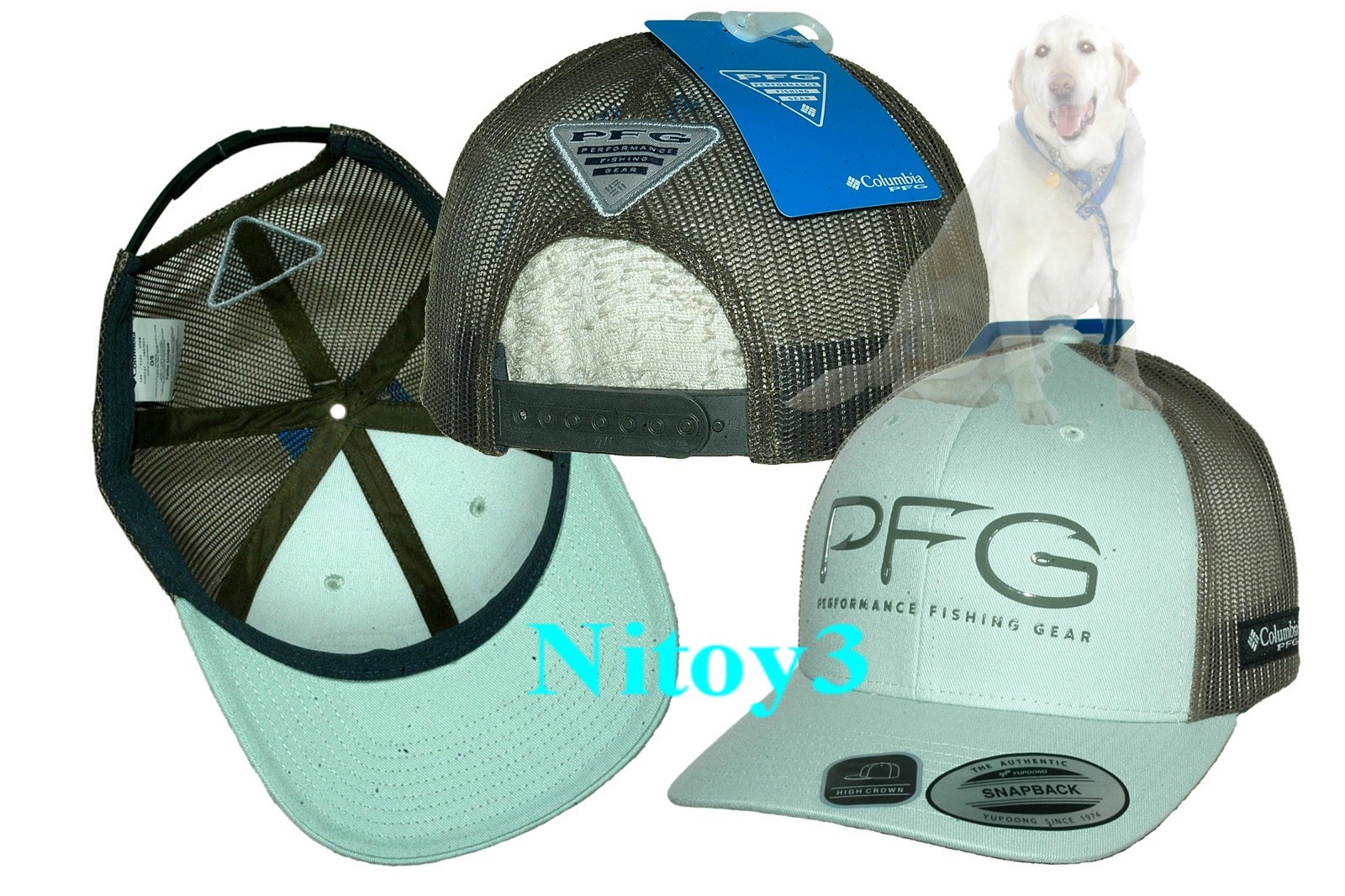 Columbia PFG Hooks Mesh Trucker Baseball Hat-Cap Unisex  Adjustable Size