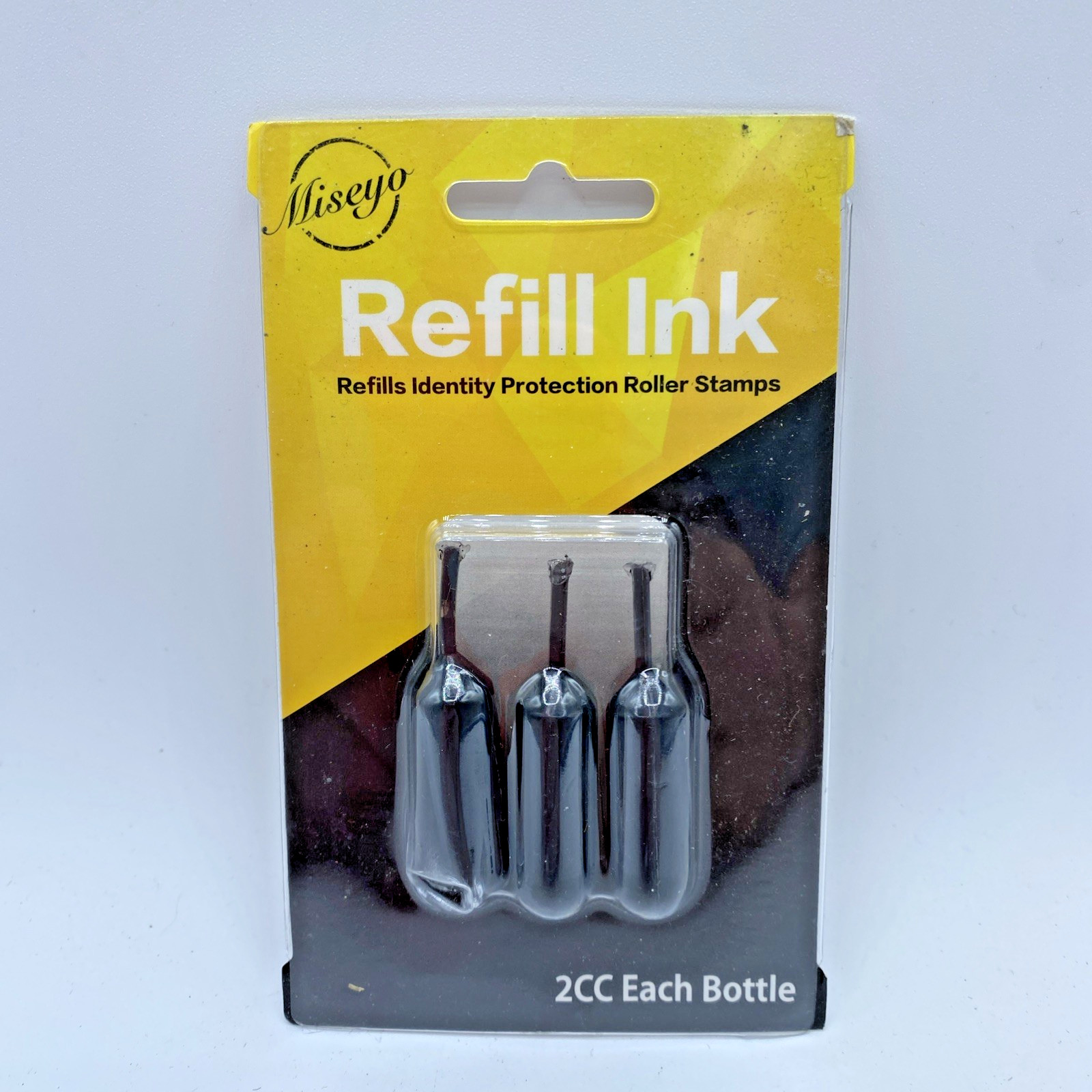 Roller Stamp Refill Ink – 3 Pack 2cc Each | Genuine Replacement Ink for Ident...