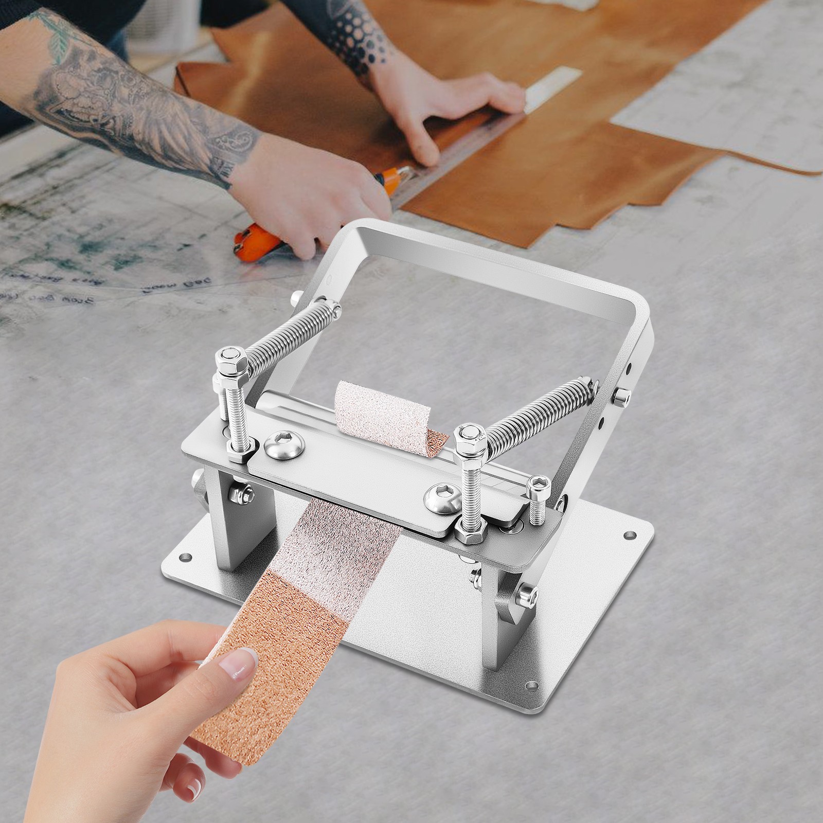 Leather Splitter Peeling Machine Skiving Skiver Peeling Tool Stainless Steel