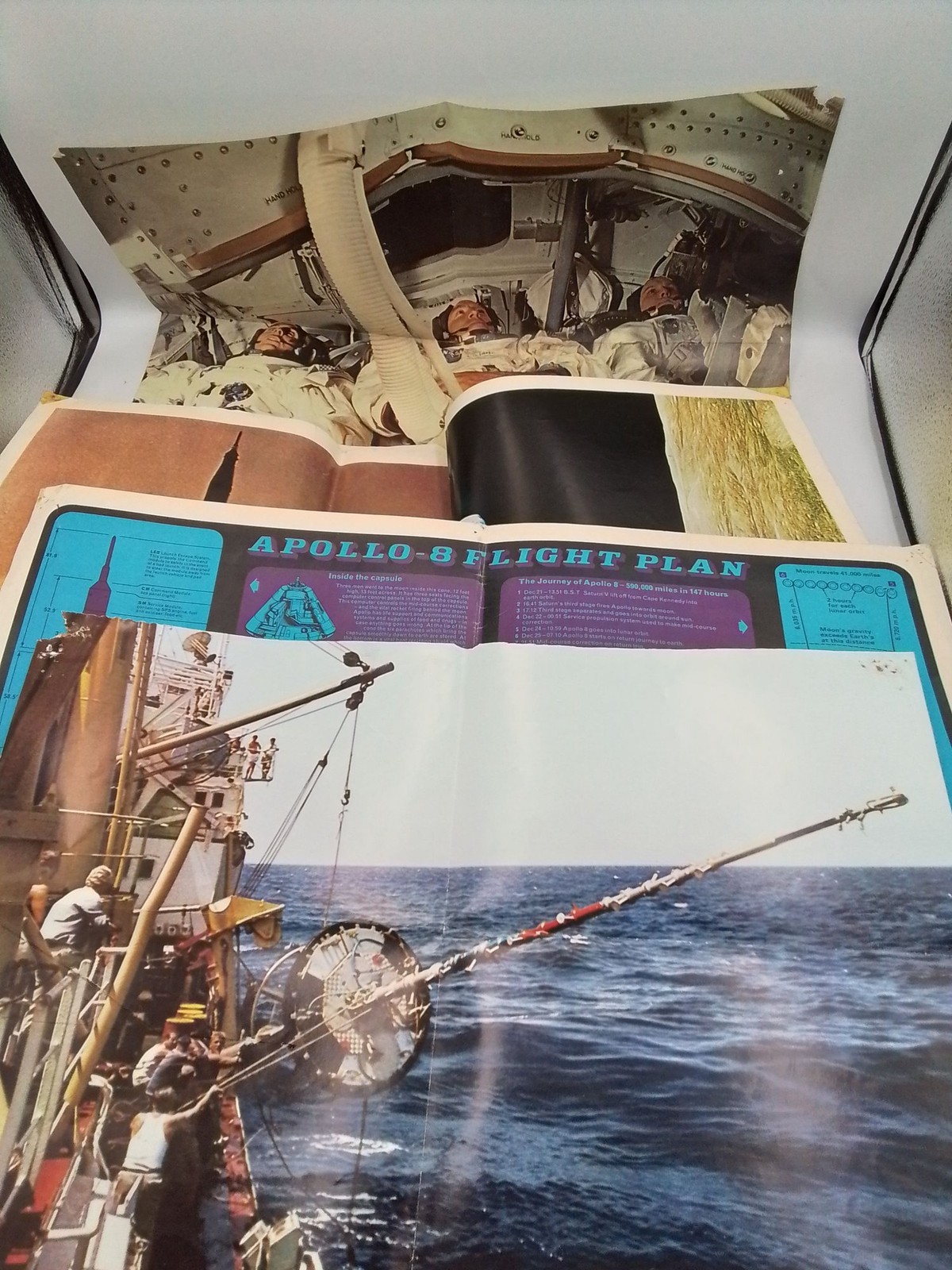 Apollo 8 Mission 7 Posters Space Exploration Collectable Z#5040