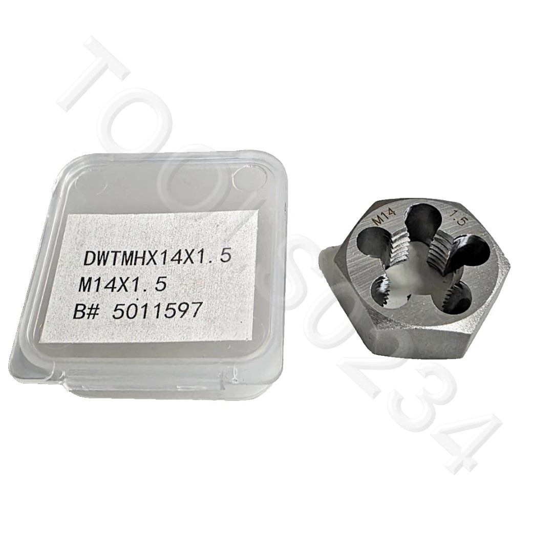M14 X 1.5 Metric 1-1/16" Hex  Rethread Die DWTMHX14X1.5 14MM CS RH Drill America