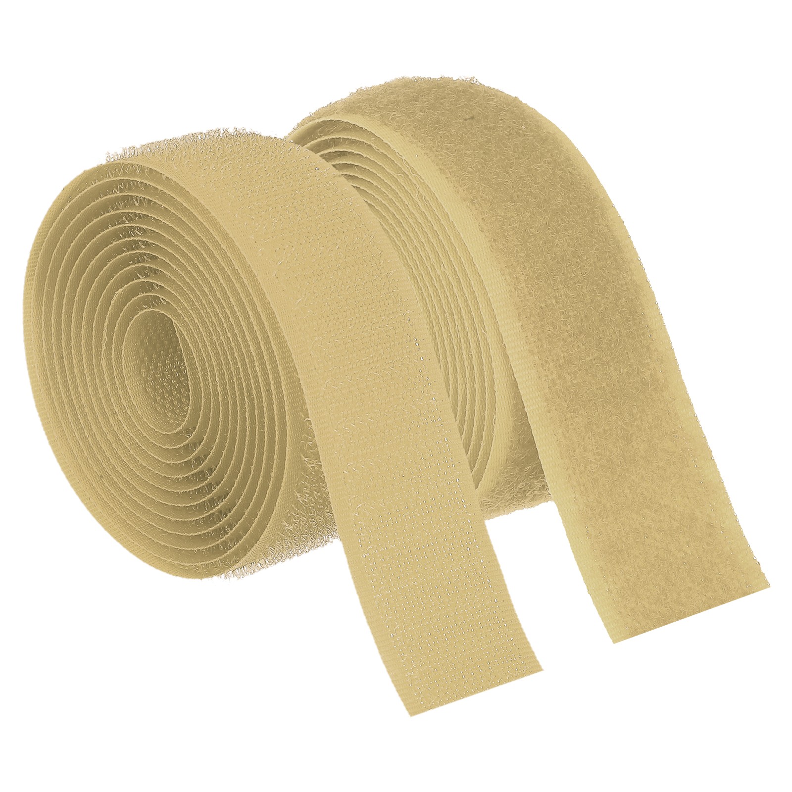 1.5 Yard 3/4 Inch(20mm) Width Sew on Hook and Loop Strips Non-Adhesive, Khaki