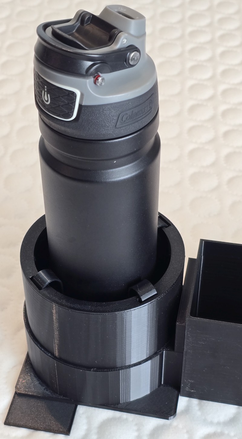 Airplane Center Console Custom Organizer Cup Holder - Modular - 3D Printed PETG