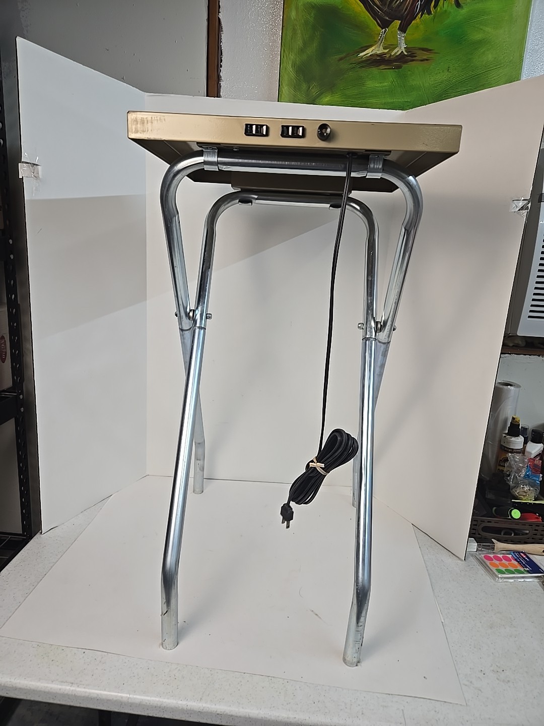 Vintage Projector Table, Glenwood Projector Stand For Slides And Movies