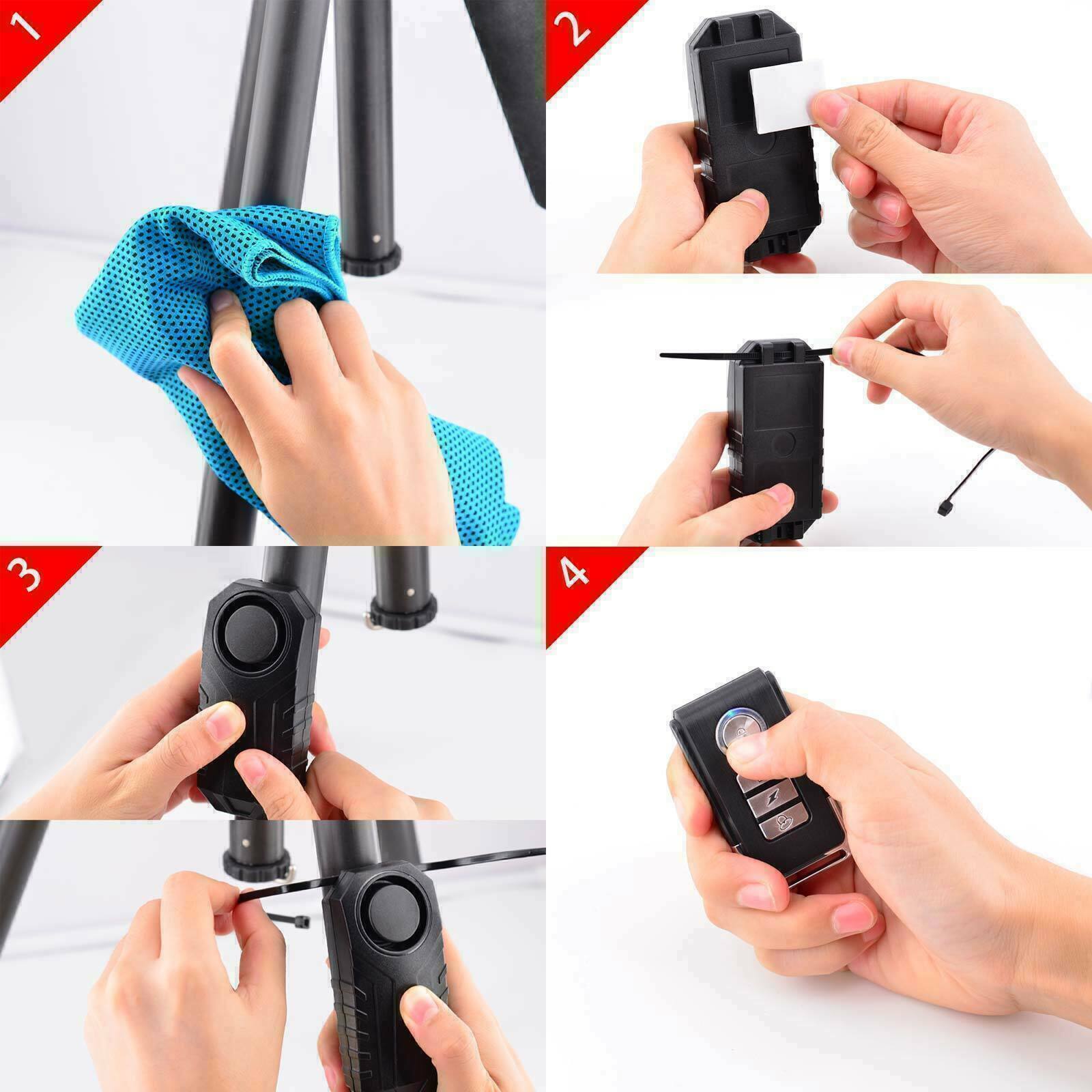 Waterproof Vibration Alarm for E-Bike, Electric Bike, Scooter, 3D Motion