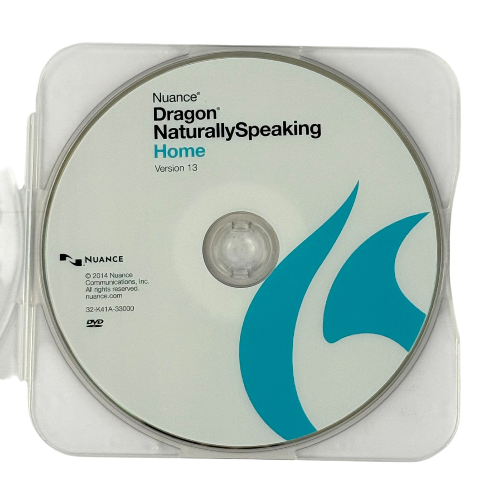 Nuance Dragon NaturallySpeaking Home Version 13 Speech Recognition Software DVD