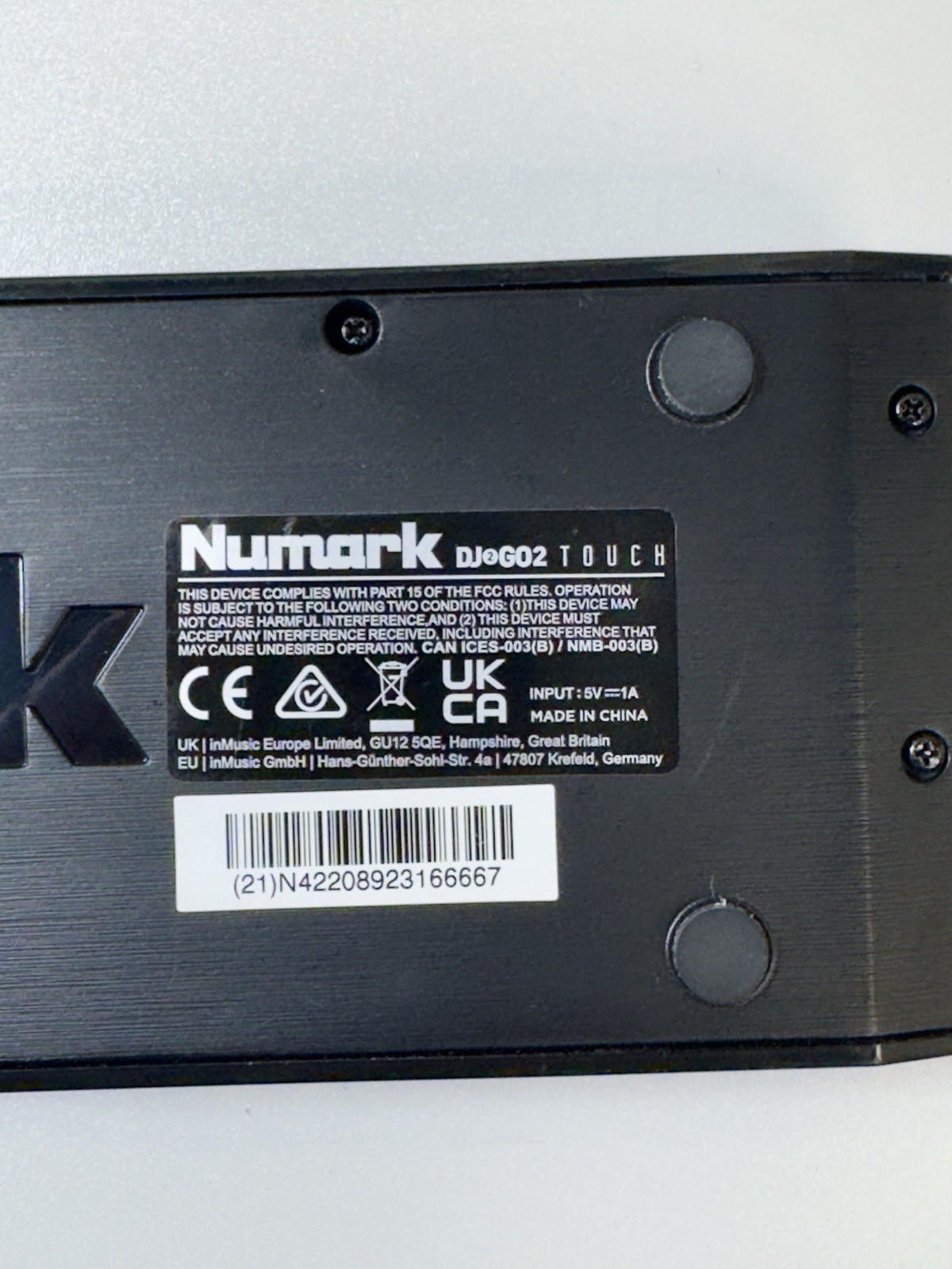 Numark DJ2GO2 Touch 2-channel Serato DJ Controller