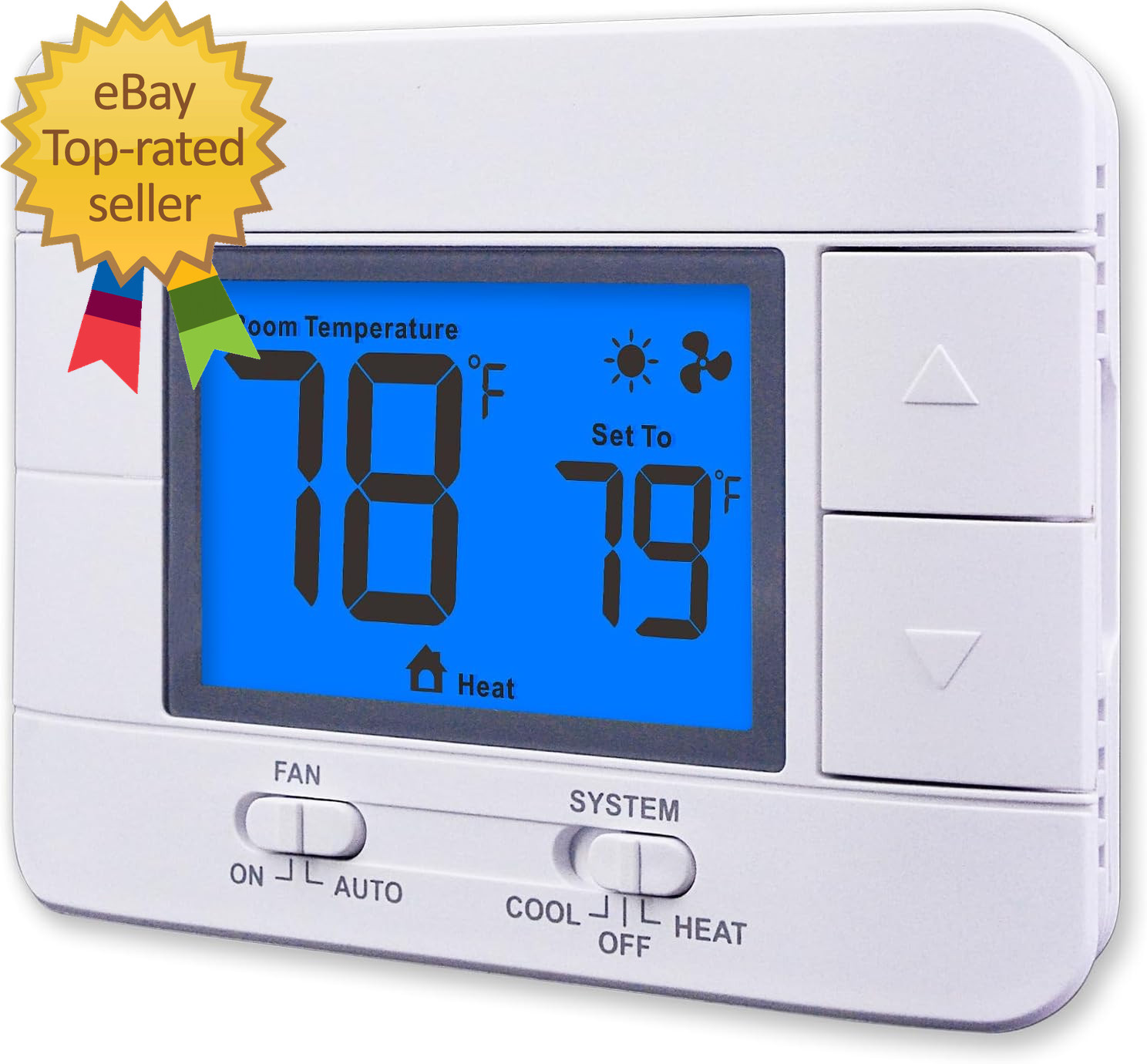 Thermostat for Home 1 Heat  Cool Single Stage System Temperature Control
