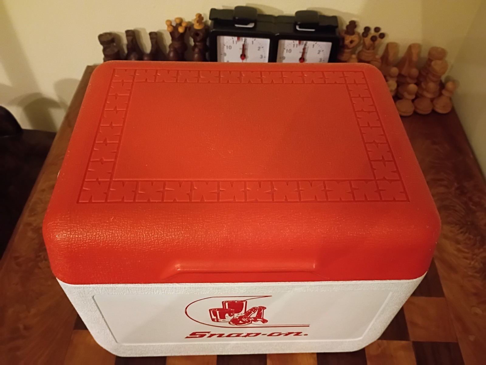 Vintage Snap On Tools Cooler Gott Brand Model 1806 Red & White