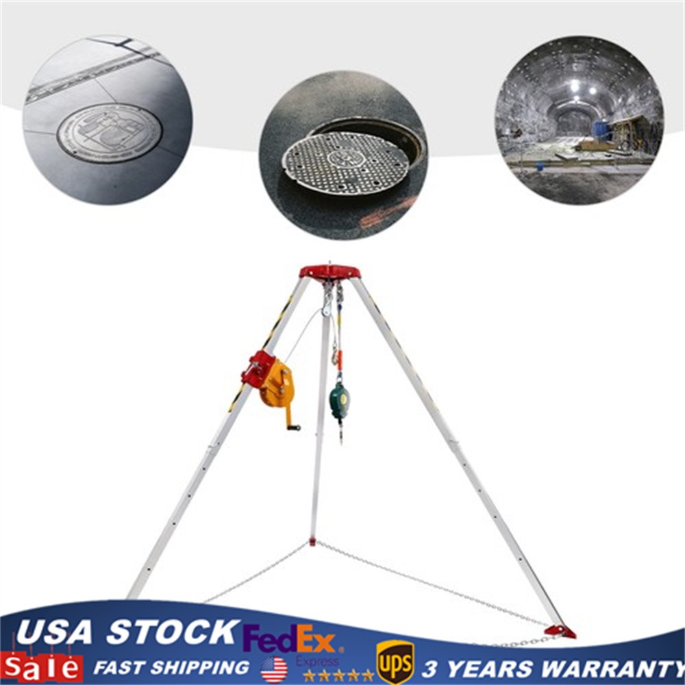 Confined Space Tripod Kit Rescue Tripod Rescue Tripod With Fall Arrester Bracket