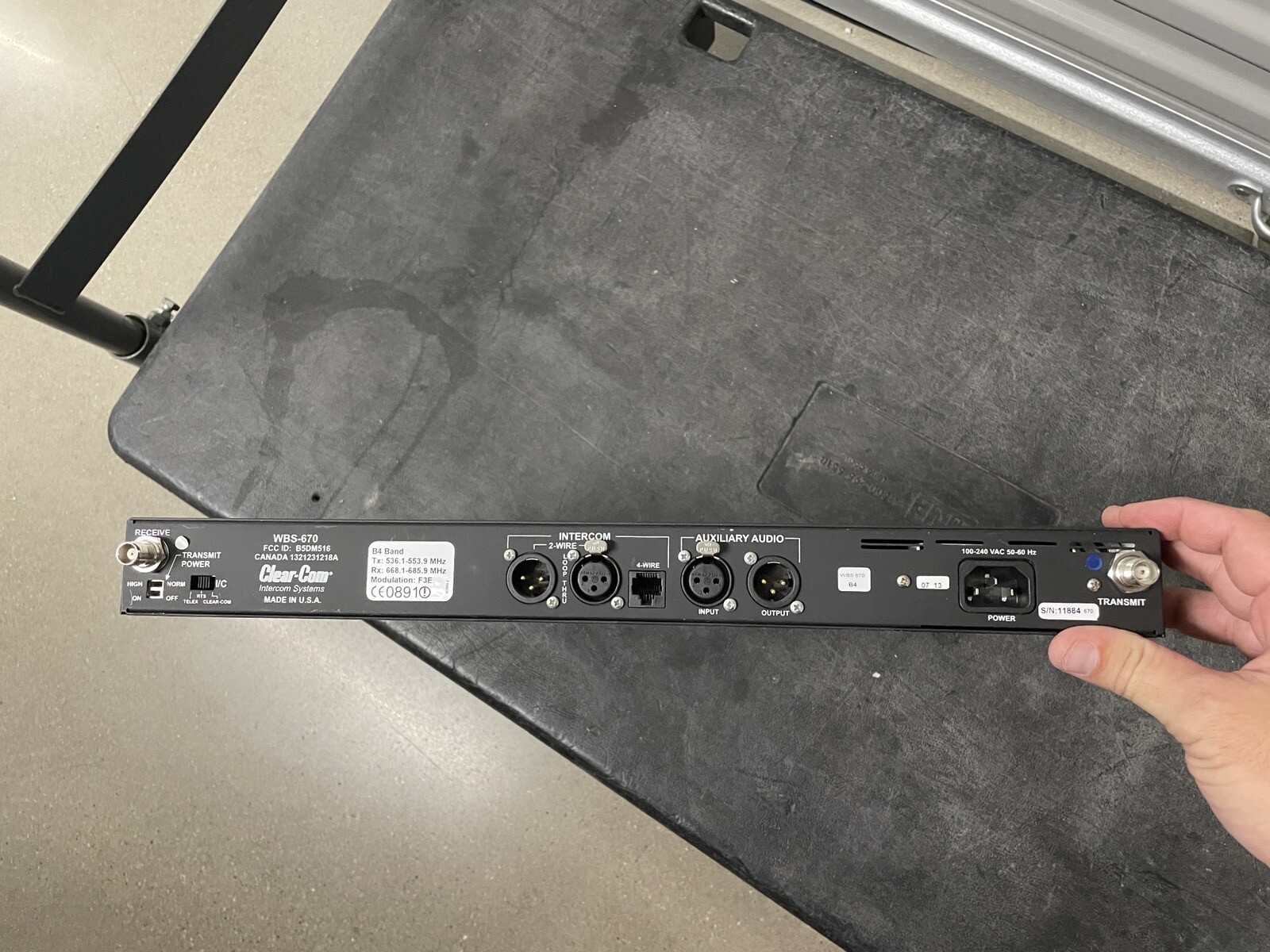 Clear-Com WBS-670 UHF Wireless Intercom Base station