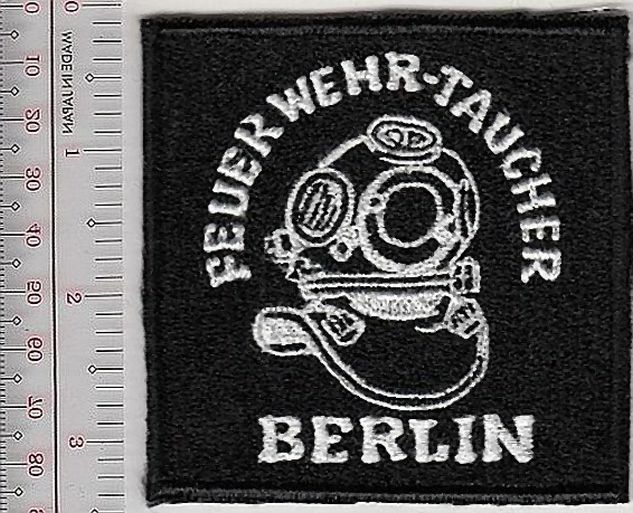 Berlin Fire Department Search & Rescue Diving  Germany Fuerwehr Berlin NO TARIFF