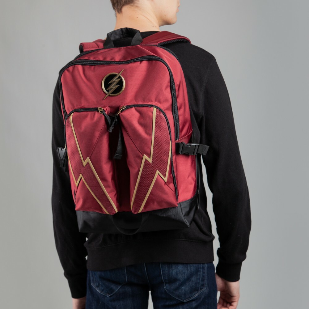 DC Comics Flash Double Pocket Backpack