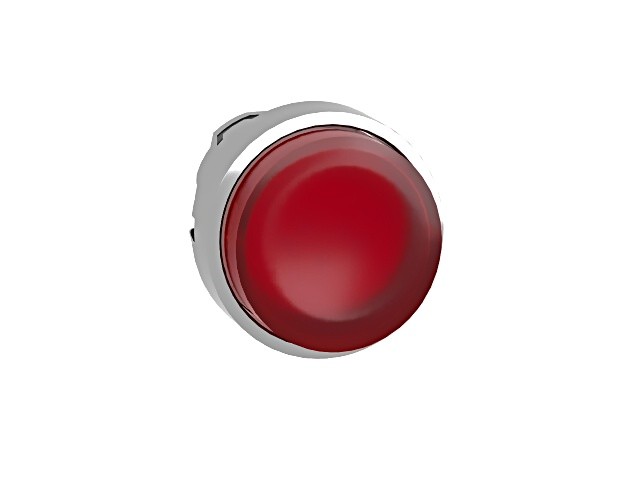 ZB4BH43 switch: pressure 22mm rod.Pos: 2 red ZBVB,ZBVG,ZBVJ,ZBVM IP66 SCHNEIDER