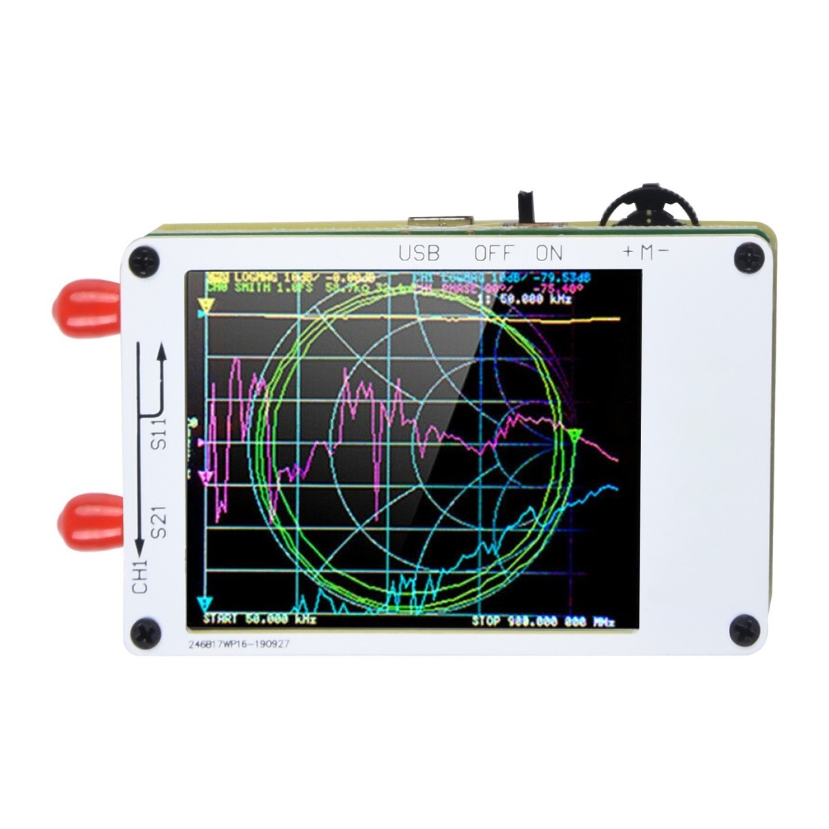 for NANOVNA-H4 Network Vector Antenna,for NANO VNA Battery Touch Screen