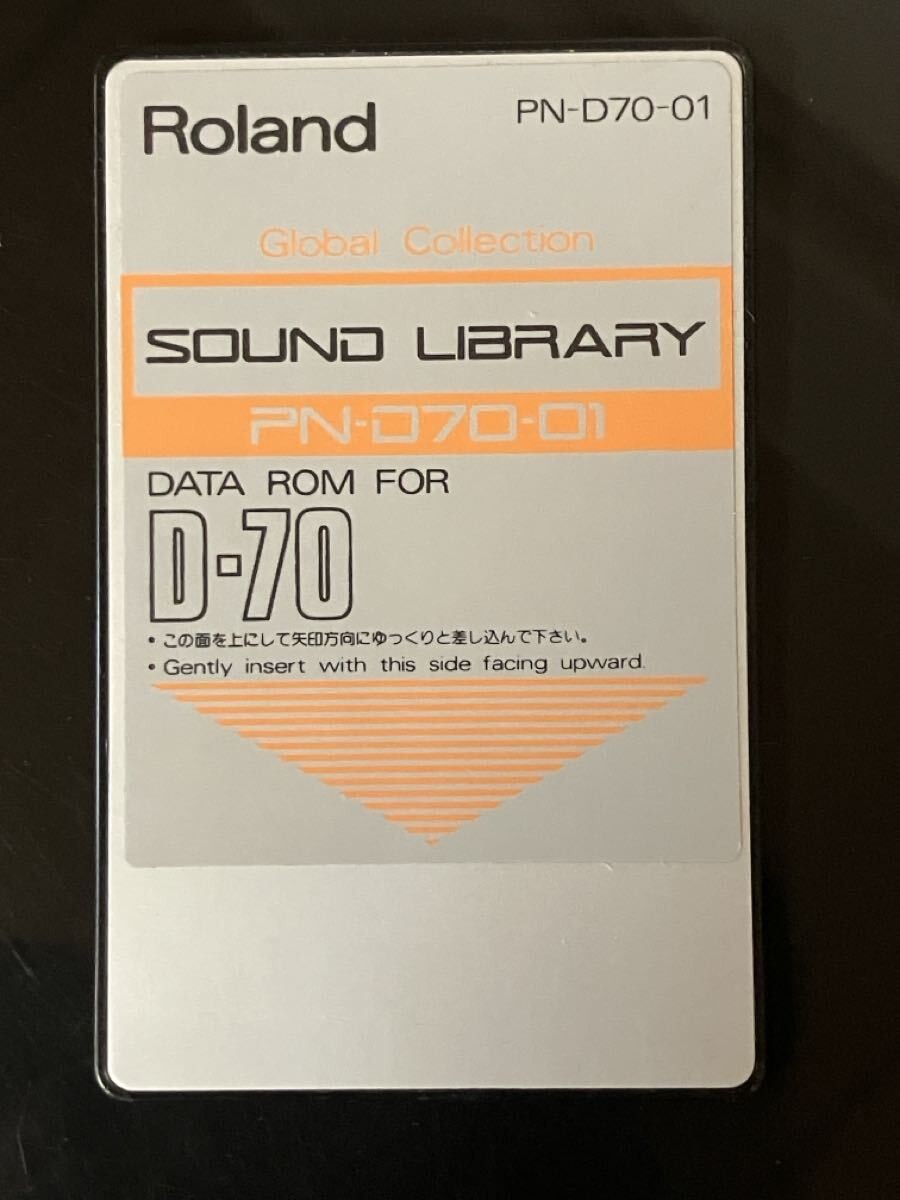Roland PN-D70-01 Data ROM Card for D-70 Synthesizer Tested Working
