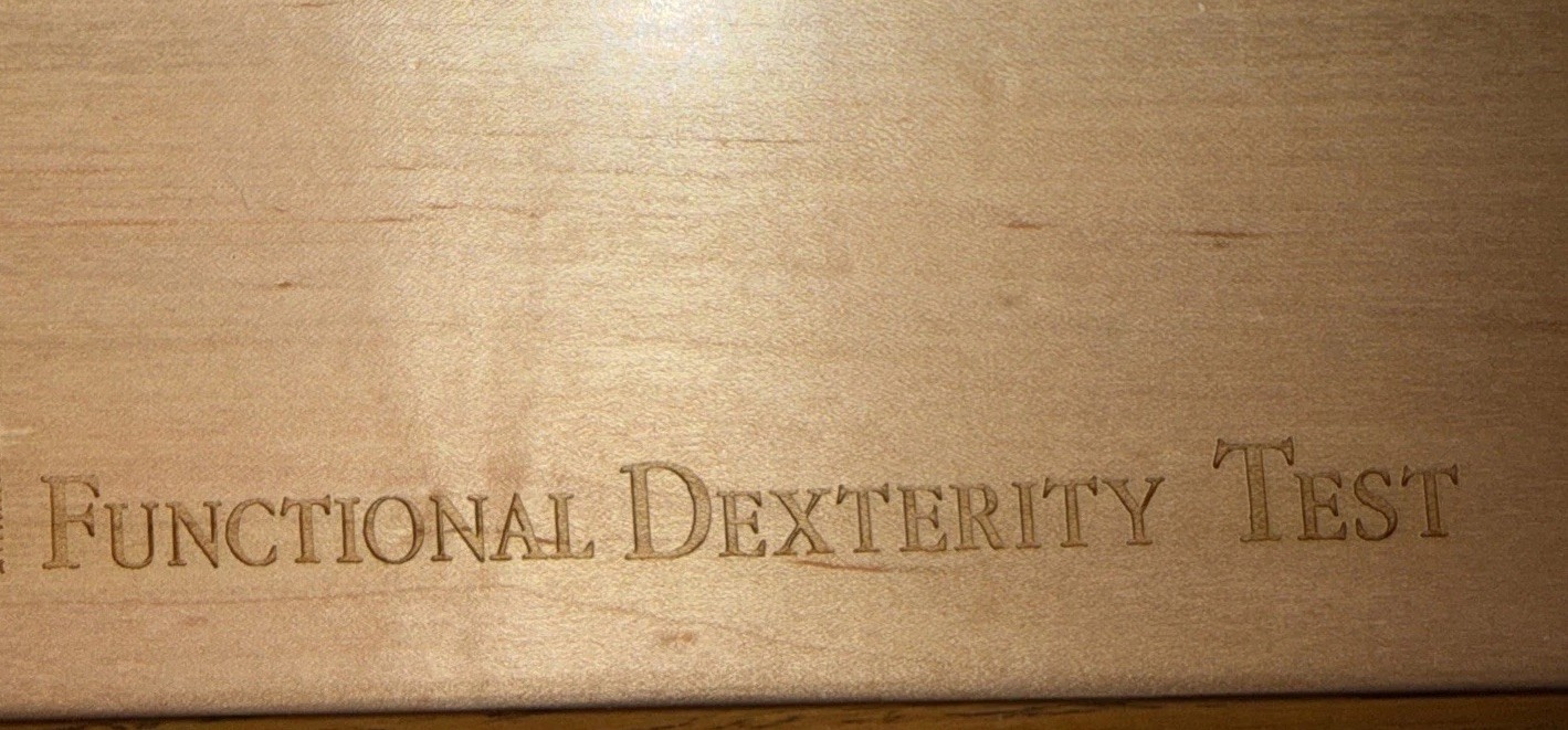Functional Dexterity Test