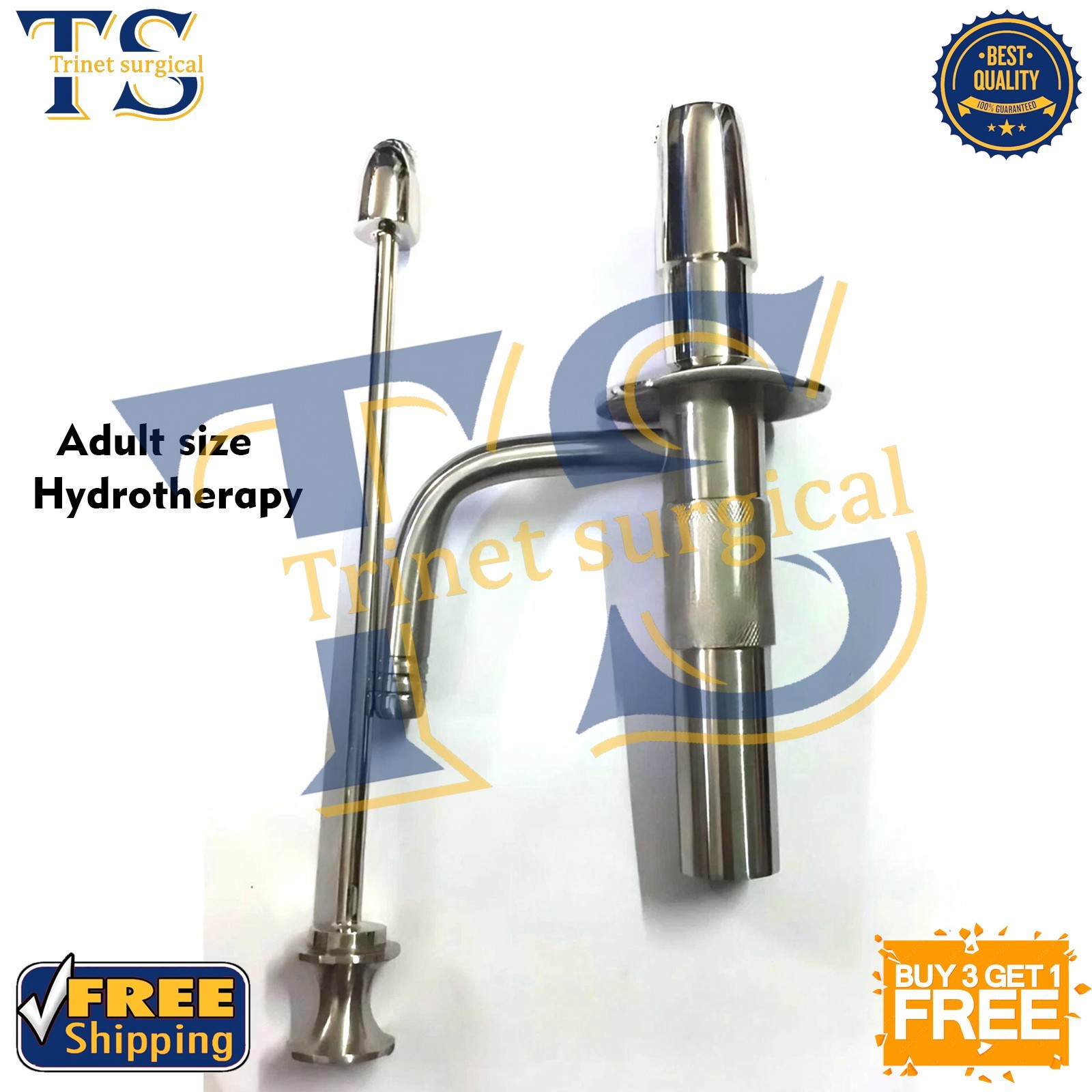 Colon Hydrotherapy Speculum Non Magnet stainless steel autoclavable, Adult Size