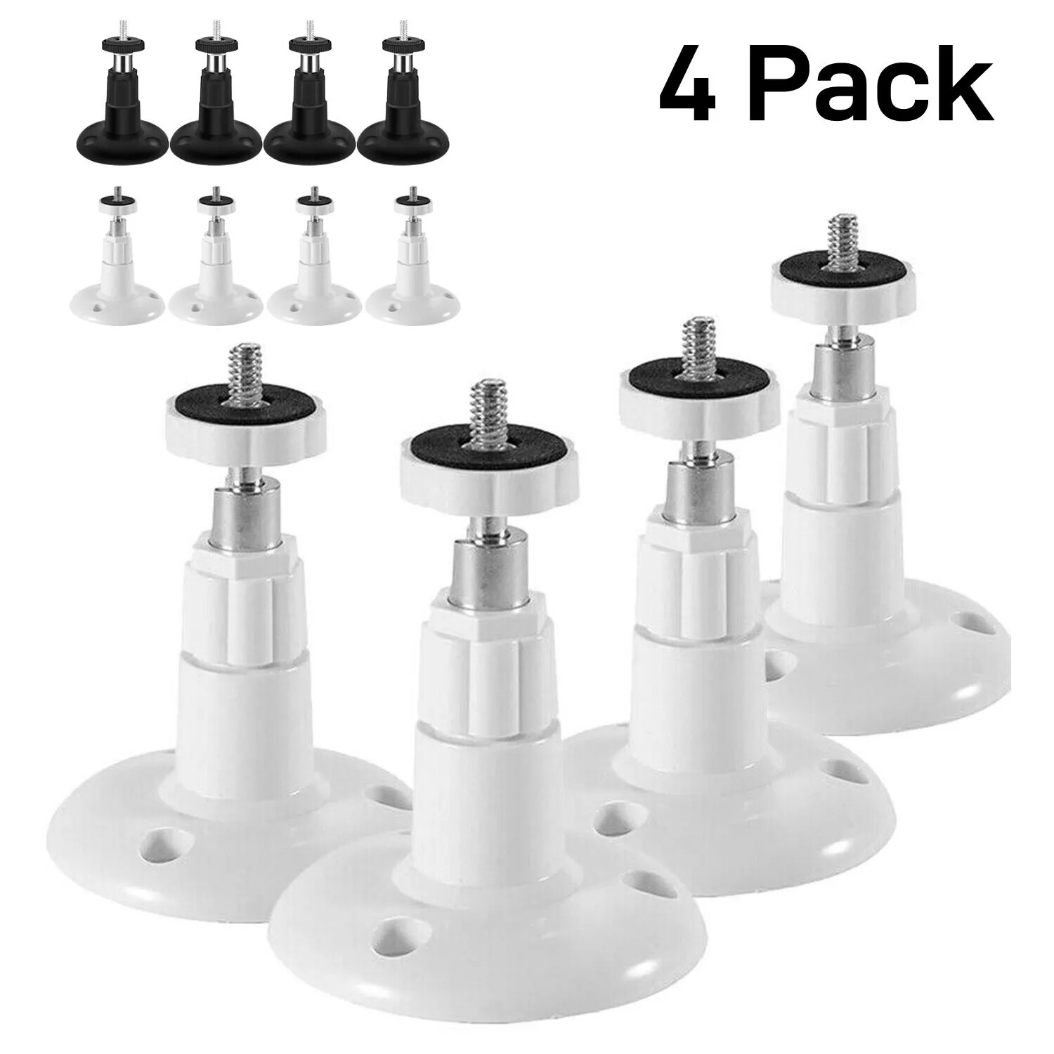 4 Pack Adjustable Camera Wall Mount Bracket Outdoor Indoor for Arlo Pro Security