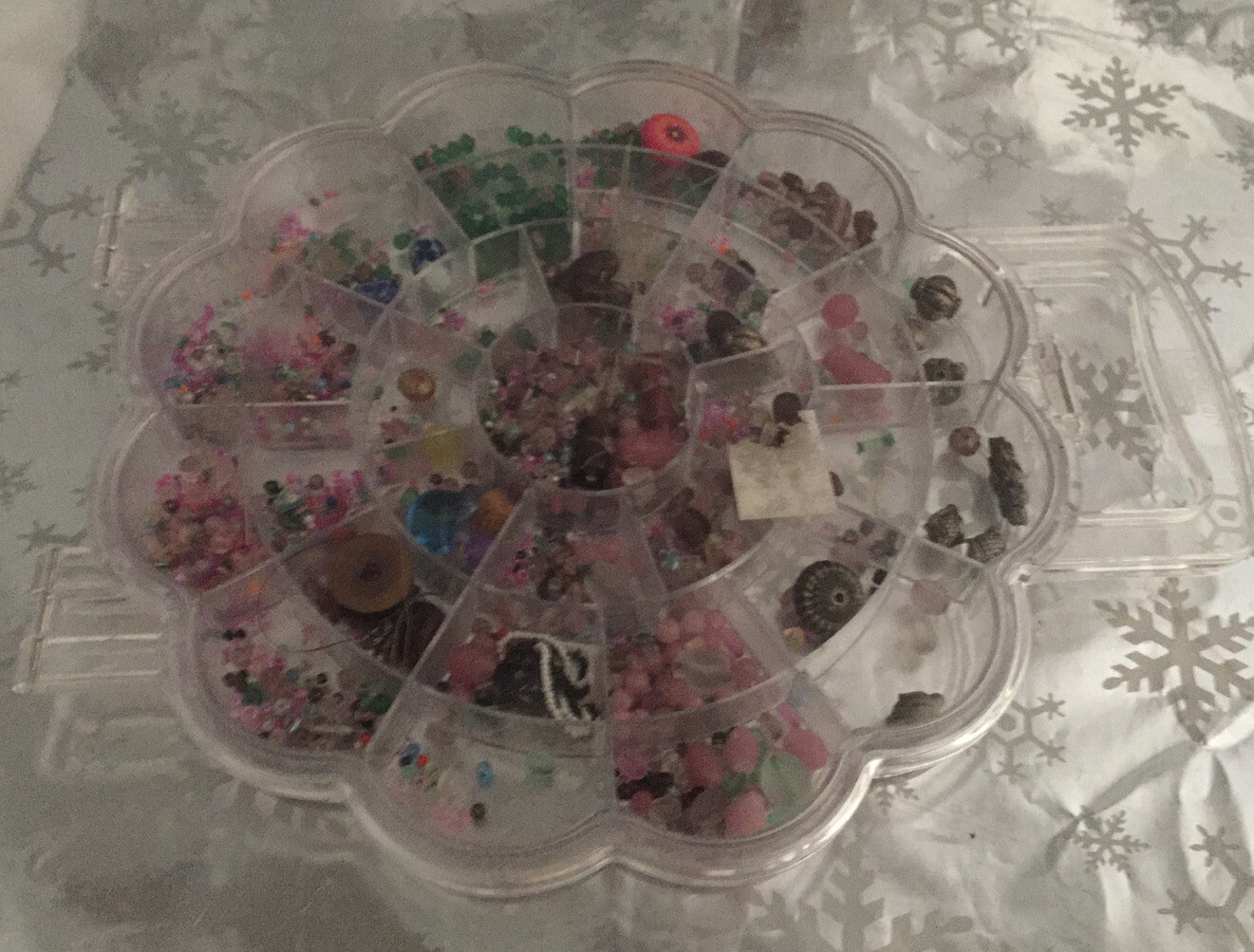 ❤️Jewelry Beads Crafting Multisize Carry Case With Handle Unfinished Project
