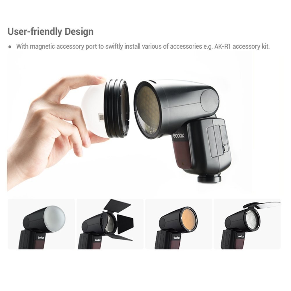 Godox V1N Professional Camera Flash Speedlite Speedlight Round Head