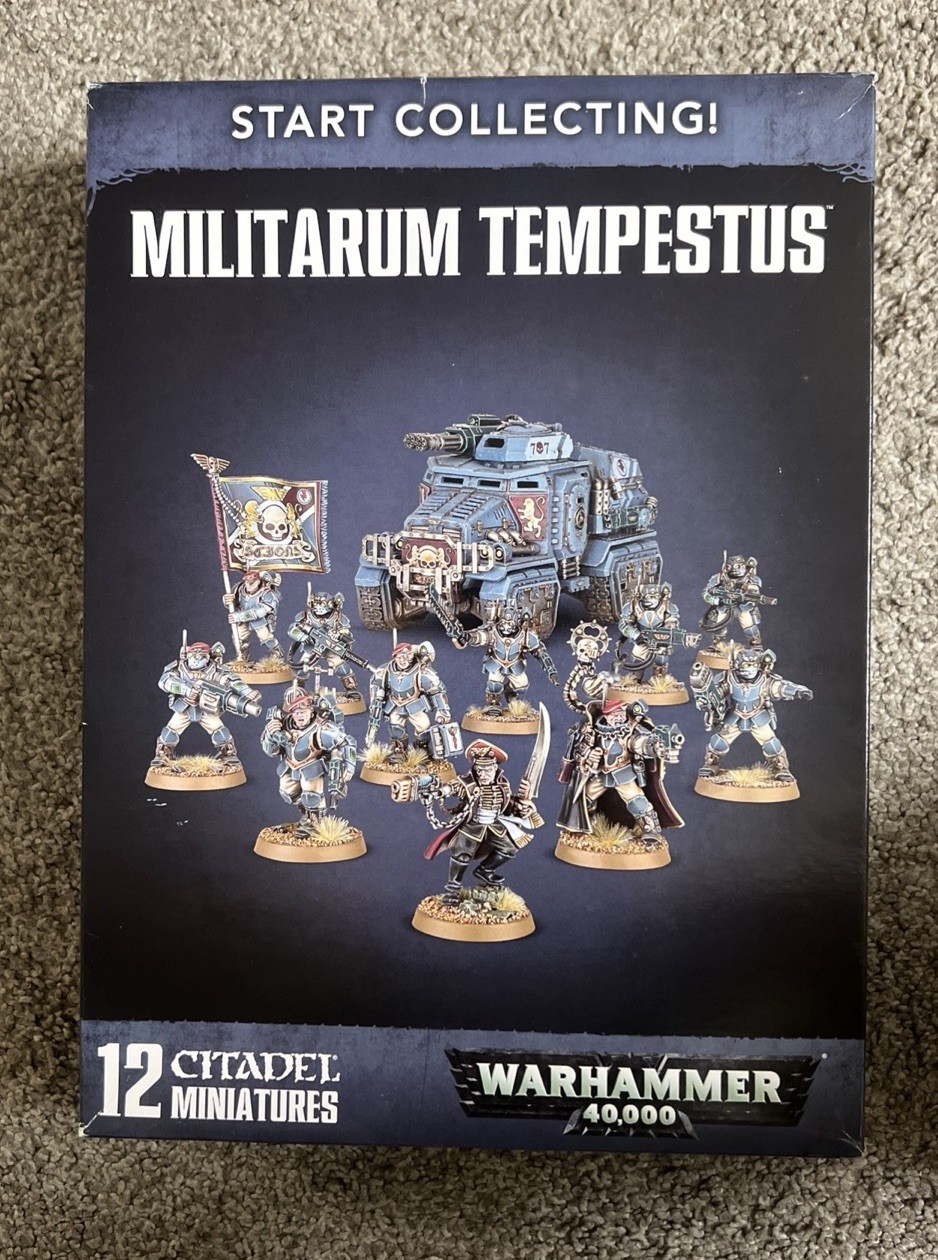 [new] Warhammer 40K Militarum Tempestus Start Collecting 12 Citadel Miniatures