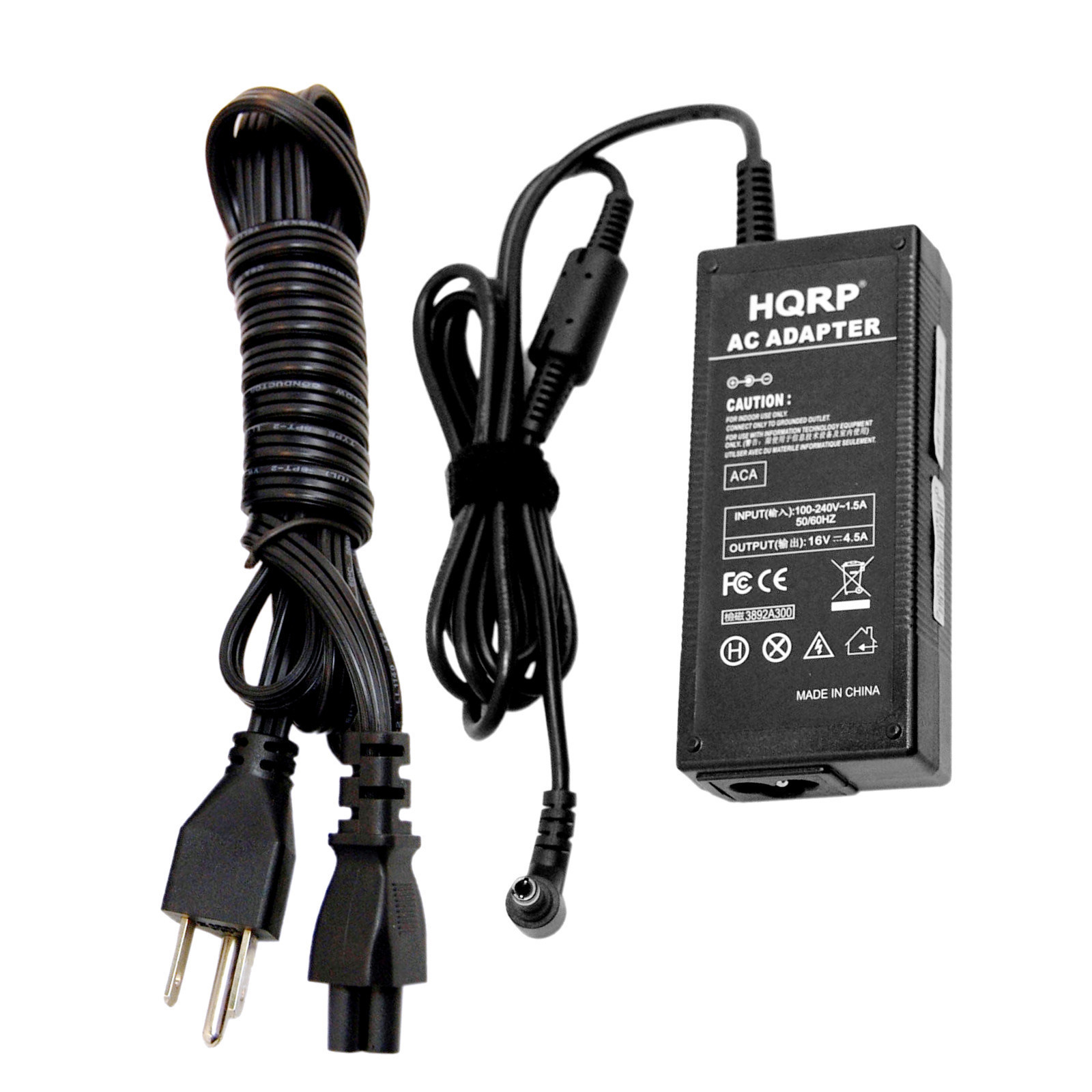 HQRP AC Adapter for PHILIPS 20PF5120 20PF5120/28 15MF605T 15MF605T/17 15PF5120
