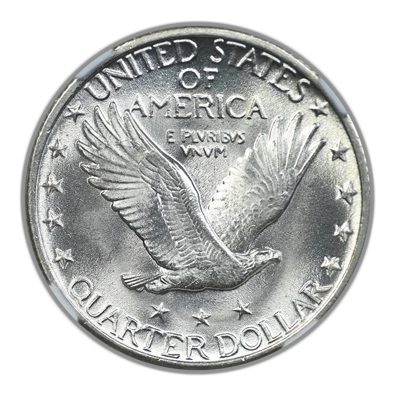 1928 Standing Liberty Quarter 25C NGC MS65