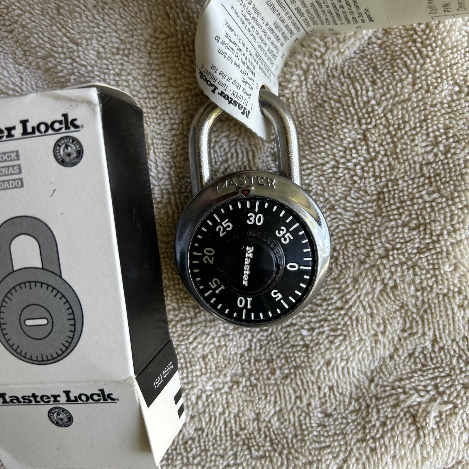 Master Lock 1502 Combination Padlock
