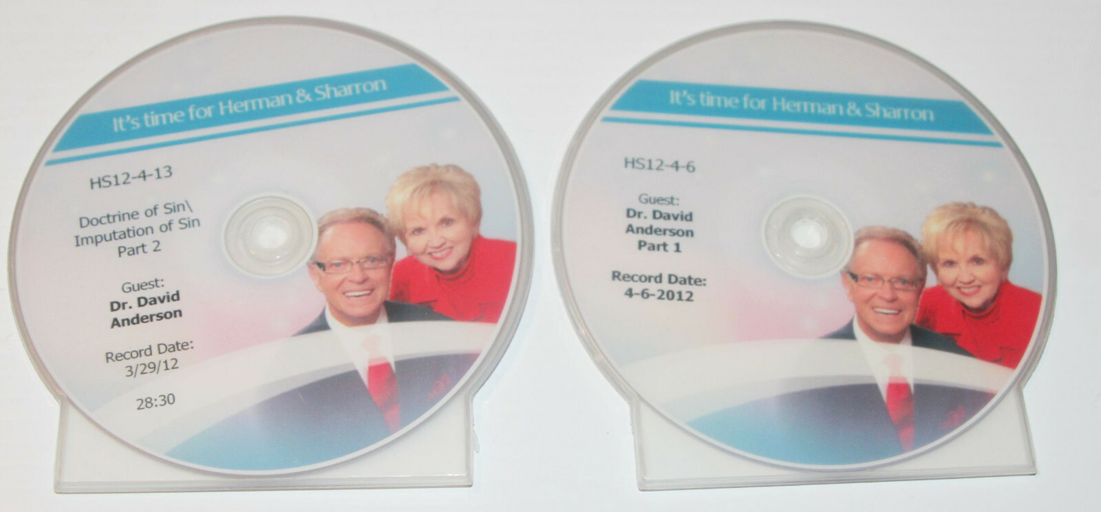"It's Time for Herman & Sharron" + Dr. David Anderson Christian Sermons 2 CD Set