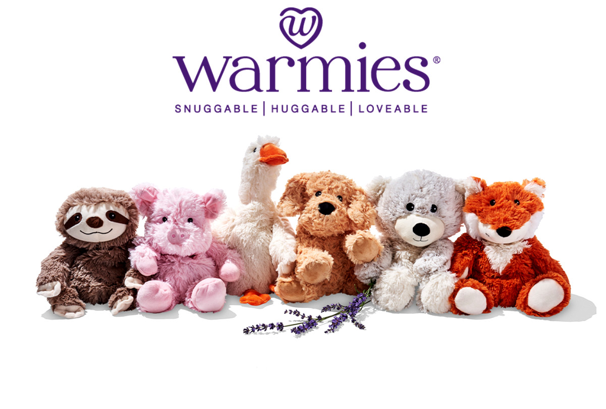 WARMIES Juniors Microwavable Plush Stuffed Animals-Soft & Cuddly-Hot or Cold-NWT